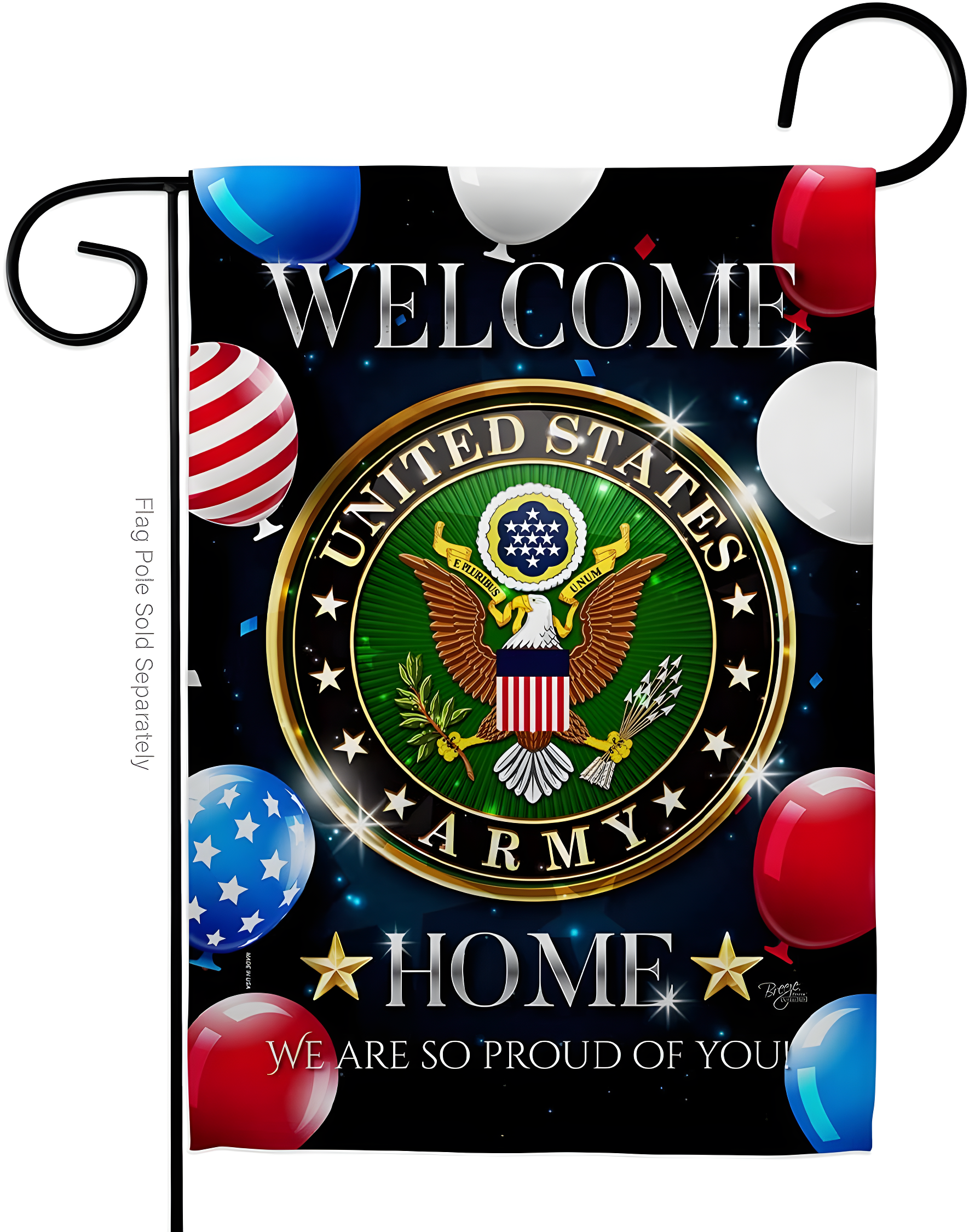 Breeze Decor Double Sided Polyester Garden Flag