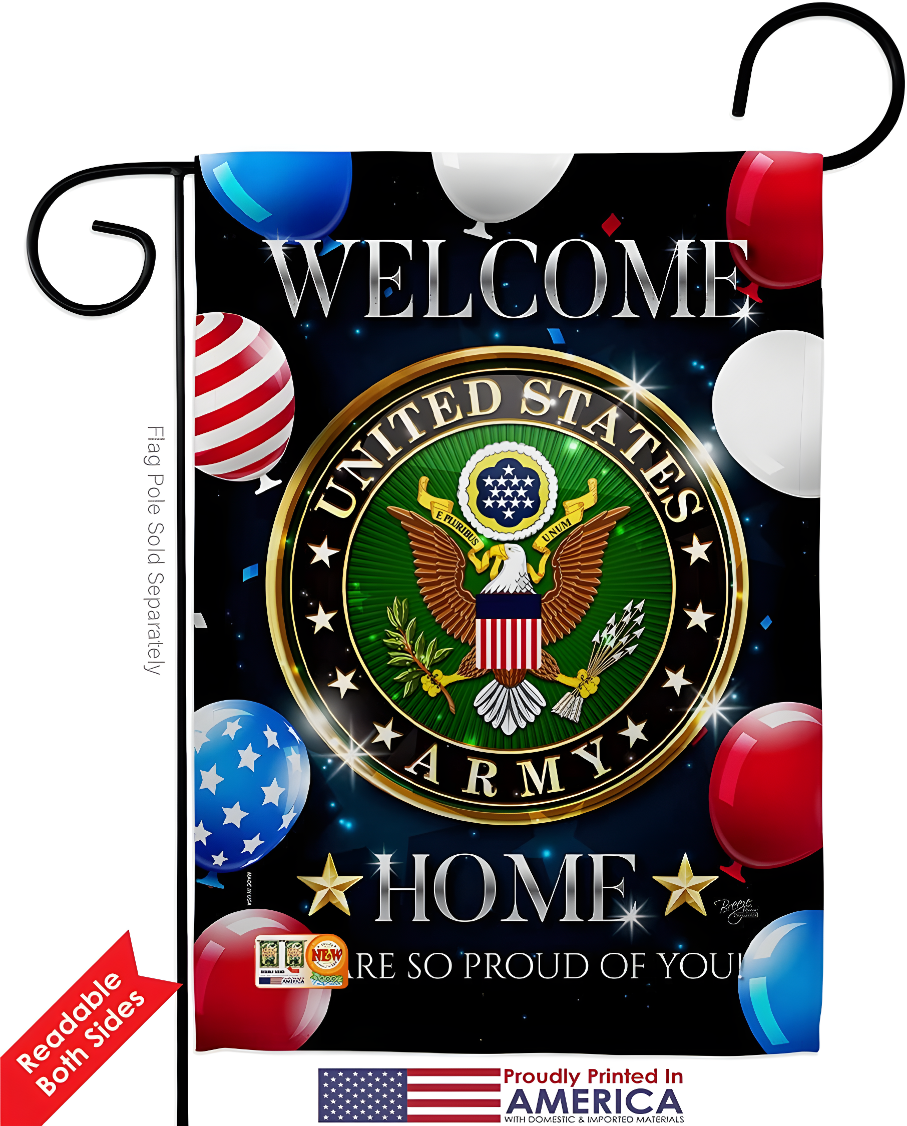 Breeze Decor Double Sided Polyester Garden Flag