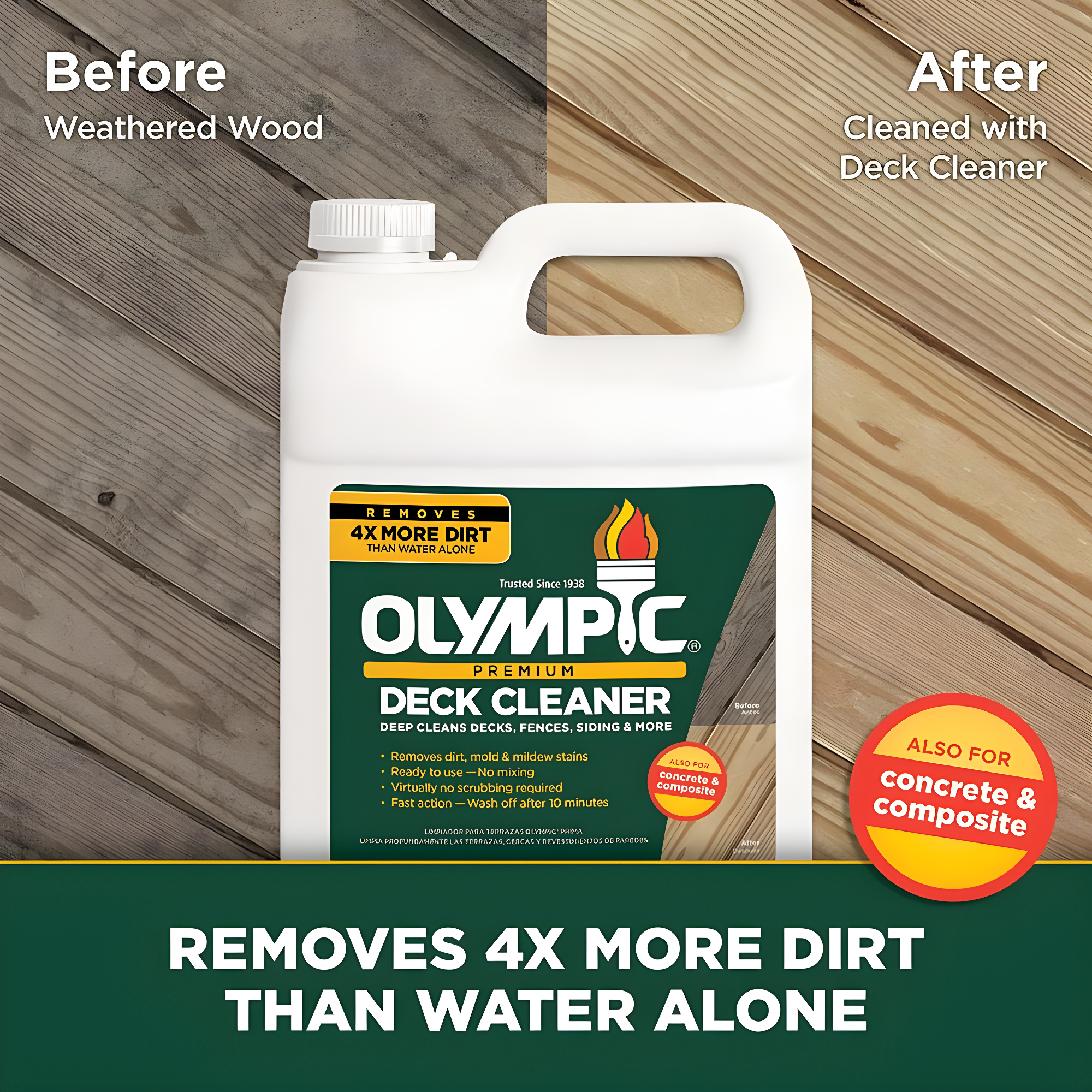 Olympic 128 oz. Premium Deck Cleaner