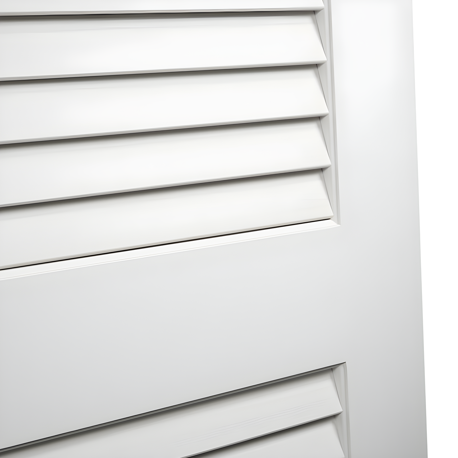 Kimberly Bay Louvered Wood Painted Plantation Bi-Fold Door