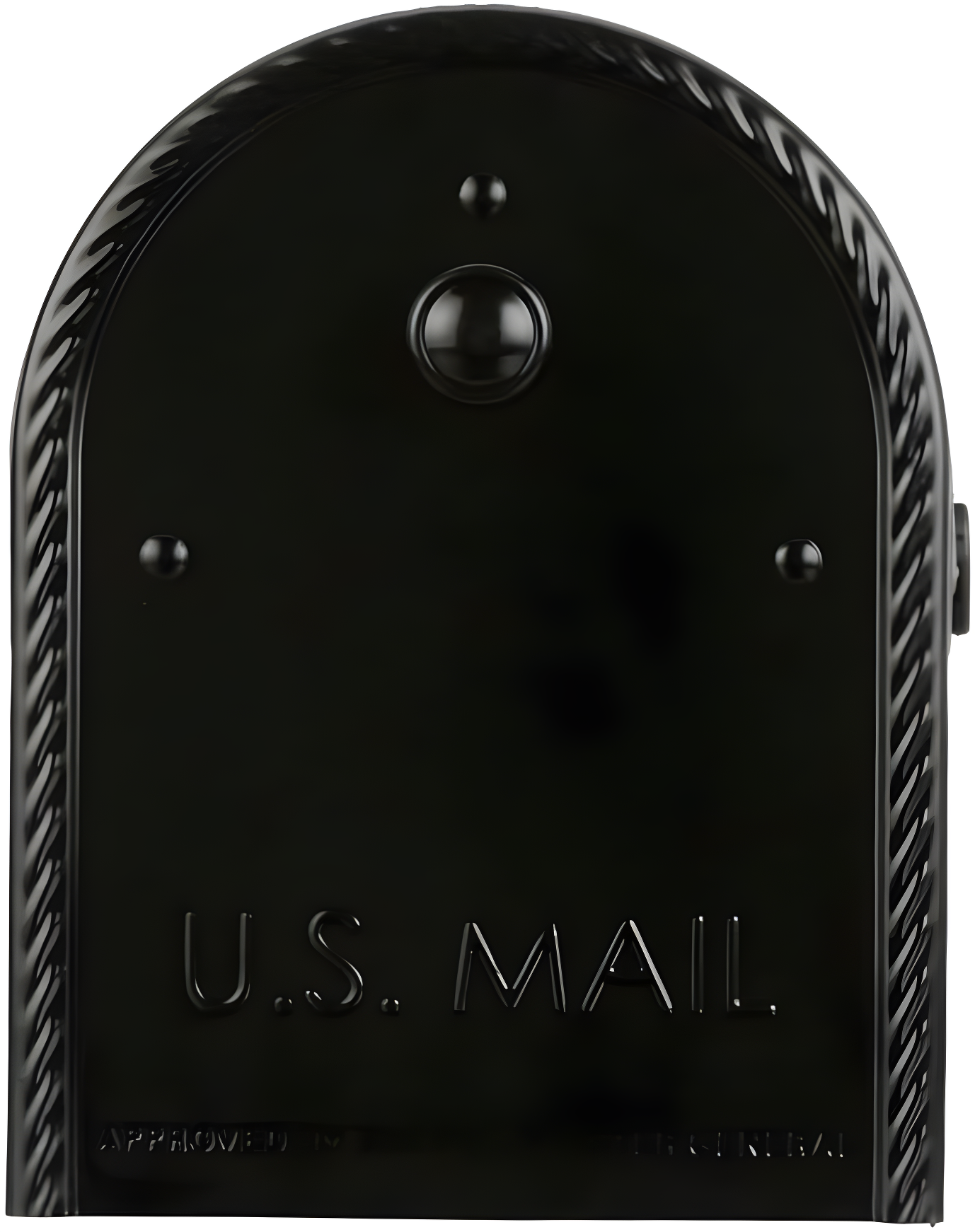 Architectural Mailboxes Edwards Post Mount Mailbox Black