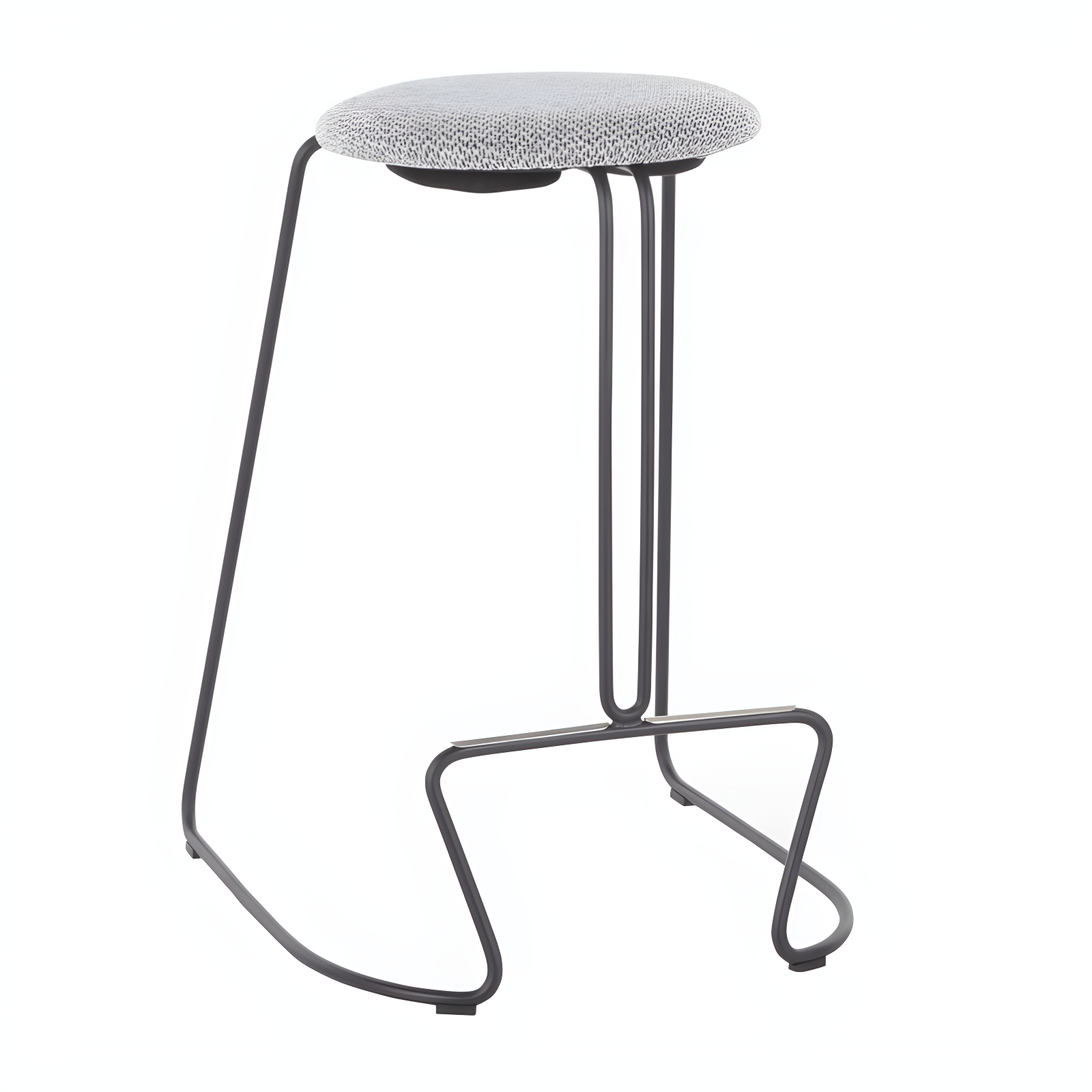 Wenty Upholstered Counter Stool with Metal Frame (Set of 2)