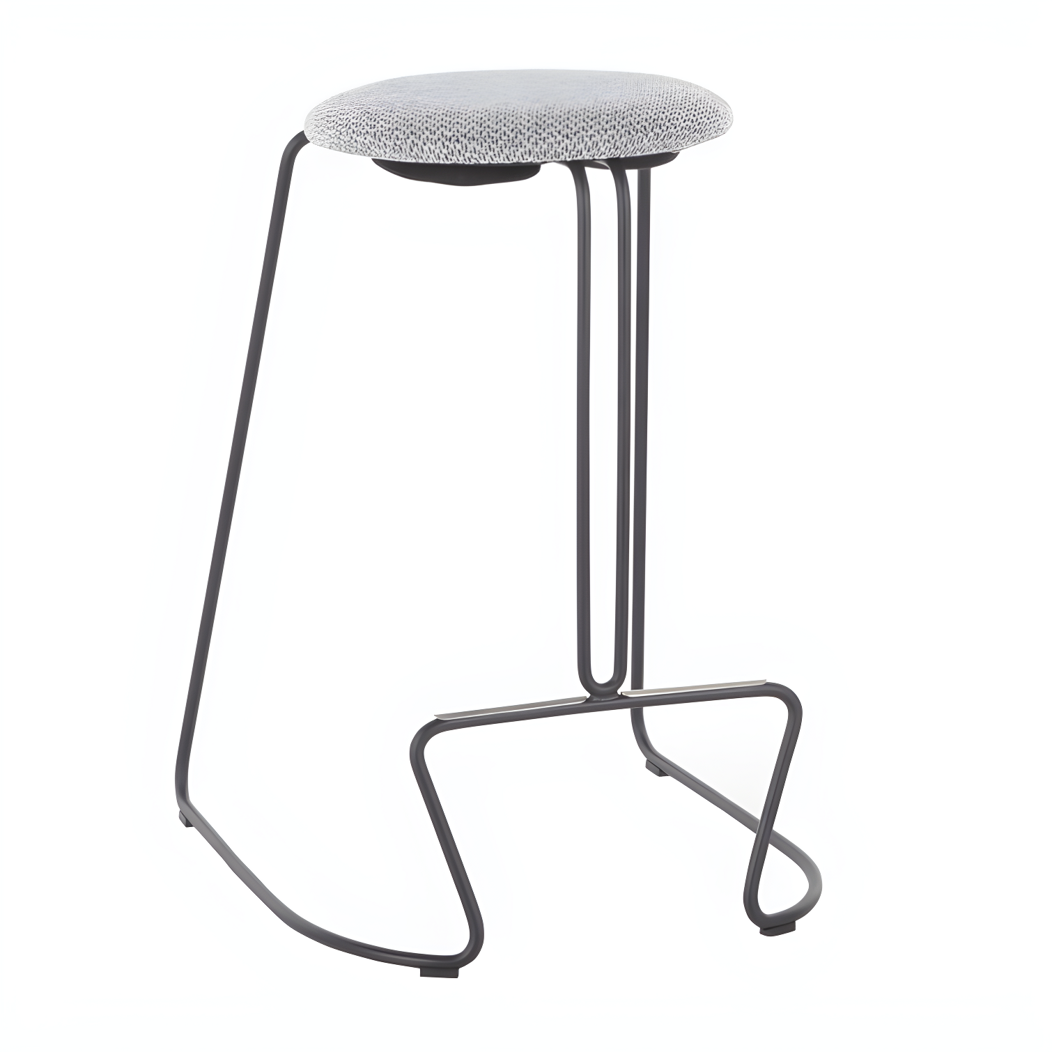 Wenty Upholstered Counter Stool with Metal Frame (Set of 2)