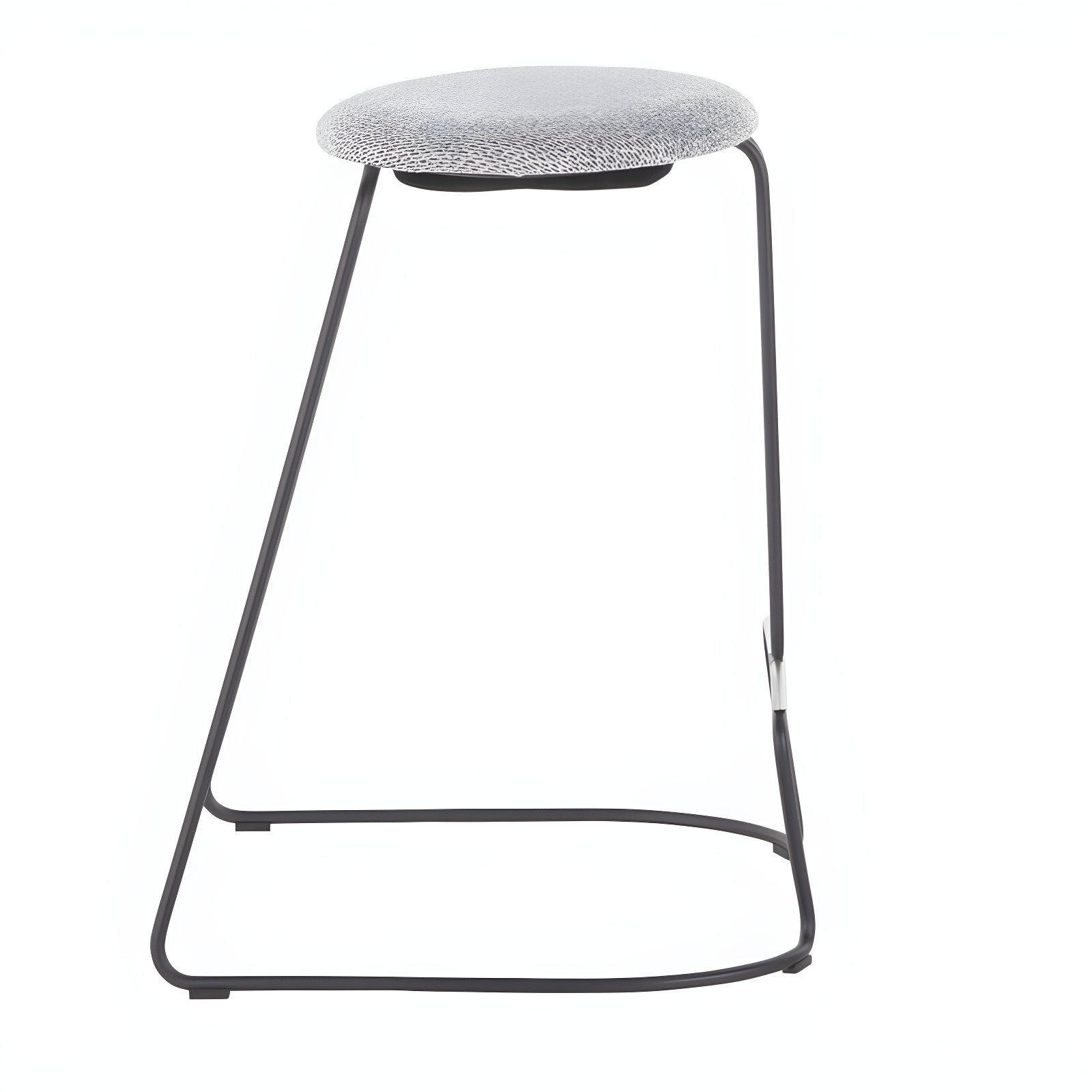 Wenty Upholstered Counter Stool with Metal Frame (Set of 2)