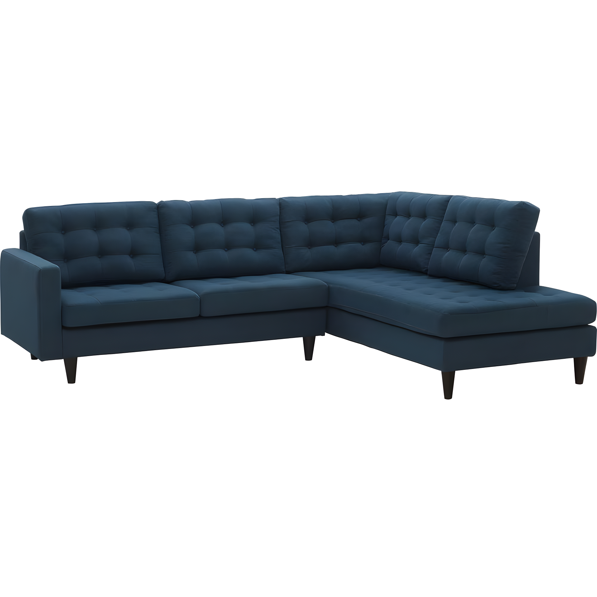Modway Empress 2 Piece Upholstered Fabric Sectional