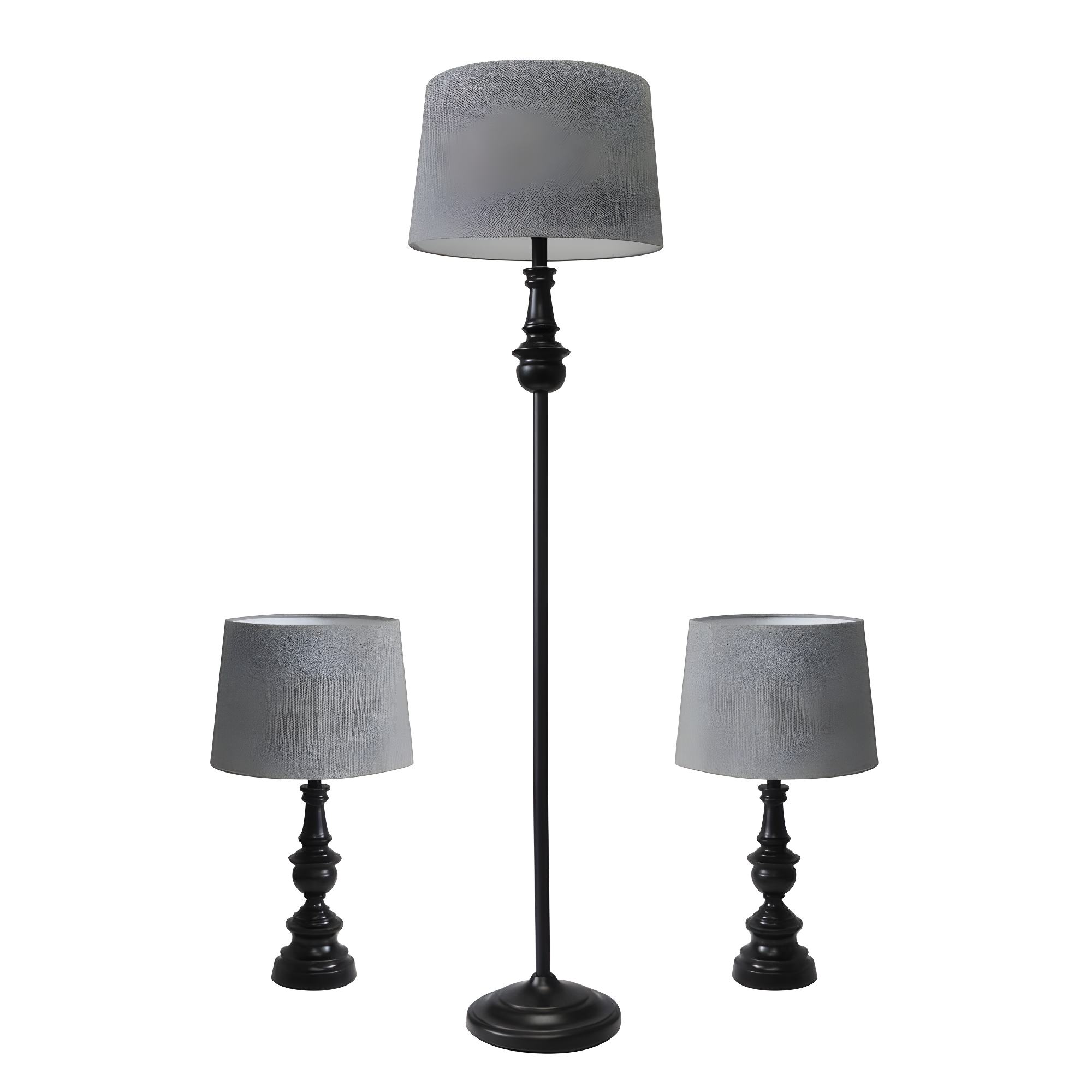 SIMPLEE ADESSO Chandler 3 Piece Floor and Table Lamp Set