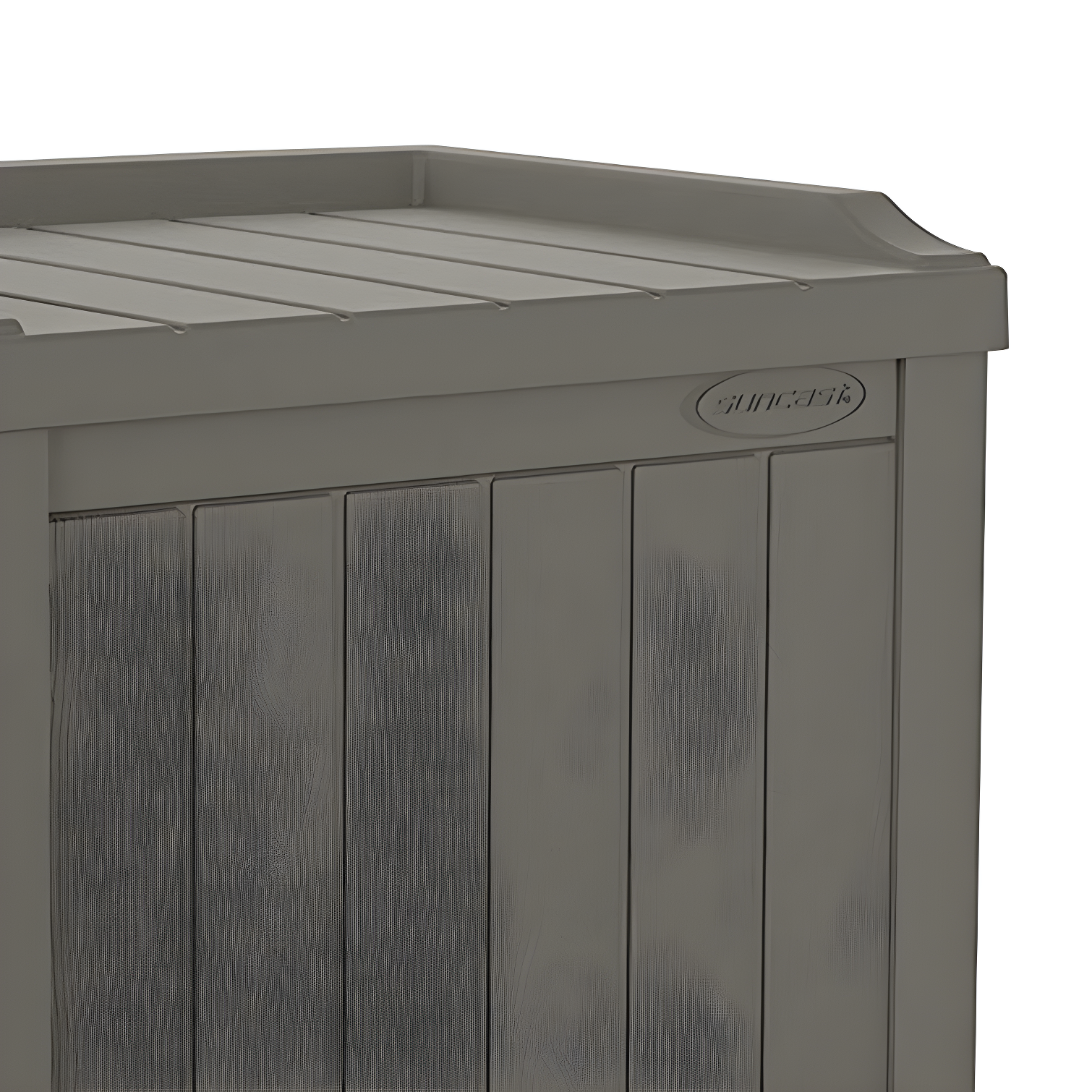 Suncast 22'' W 22 Gallons Water Resistant Resin Deck Box in Gray