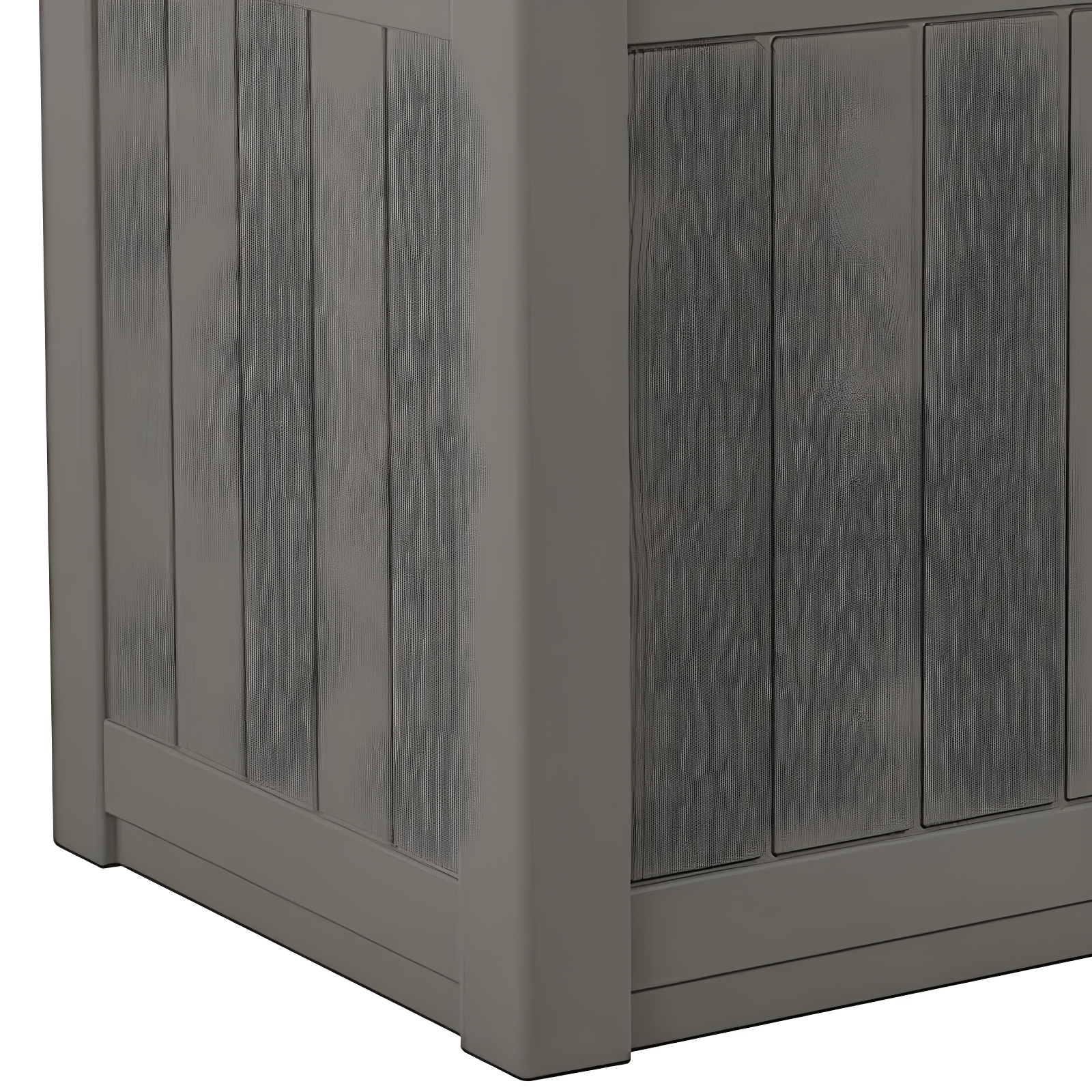 Suncast 22'' W 22 Gallons Water Resistant Resin Deck Box in Gray