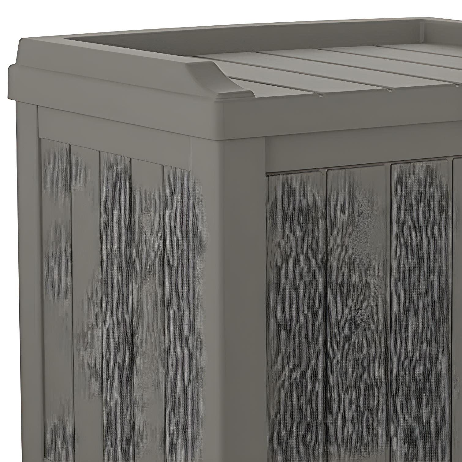 Suncast 22'' W 22 Gallons Water Resistant Resin Deck Box in Gray