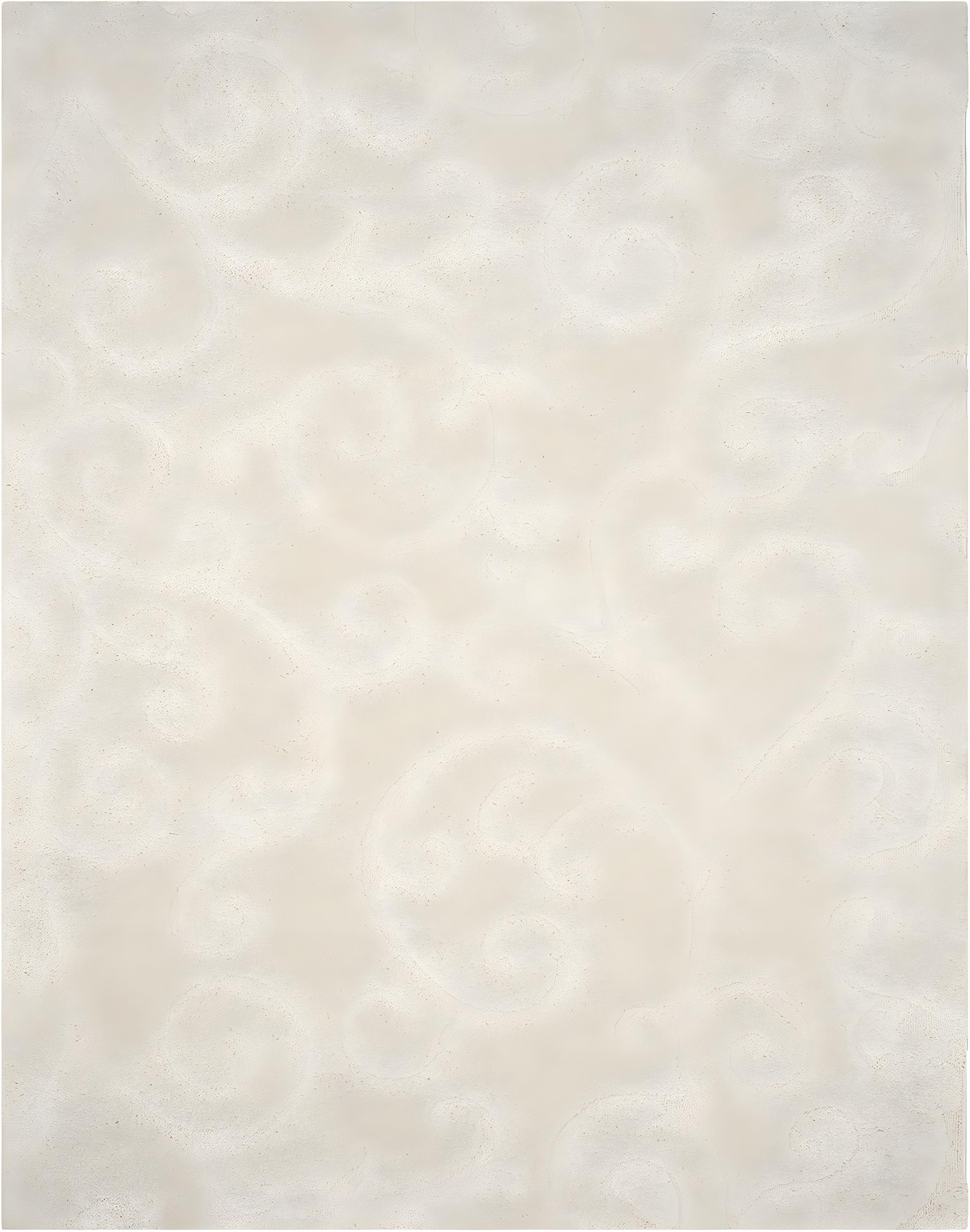 SAFAVIEH Florida Doug Floral Vines Shag Area Rug, Cream, 8'6" x 12'