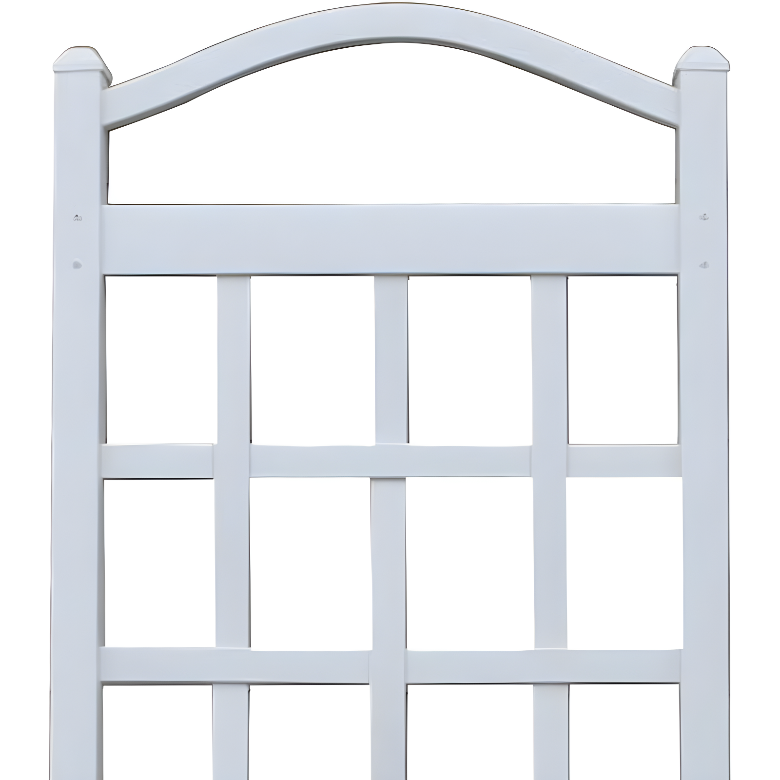 Dura-Trel Inc Dura-Trel Cambridge 28 x 75 Inch PVC Vinyl Outdoor Garden Patio Trellis
