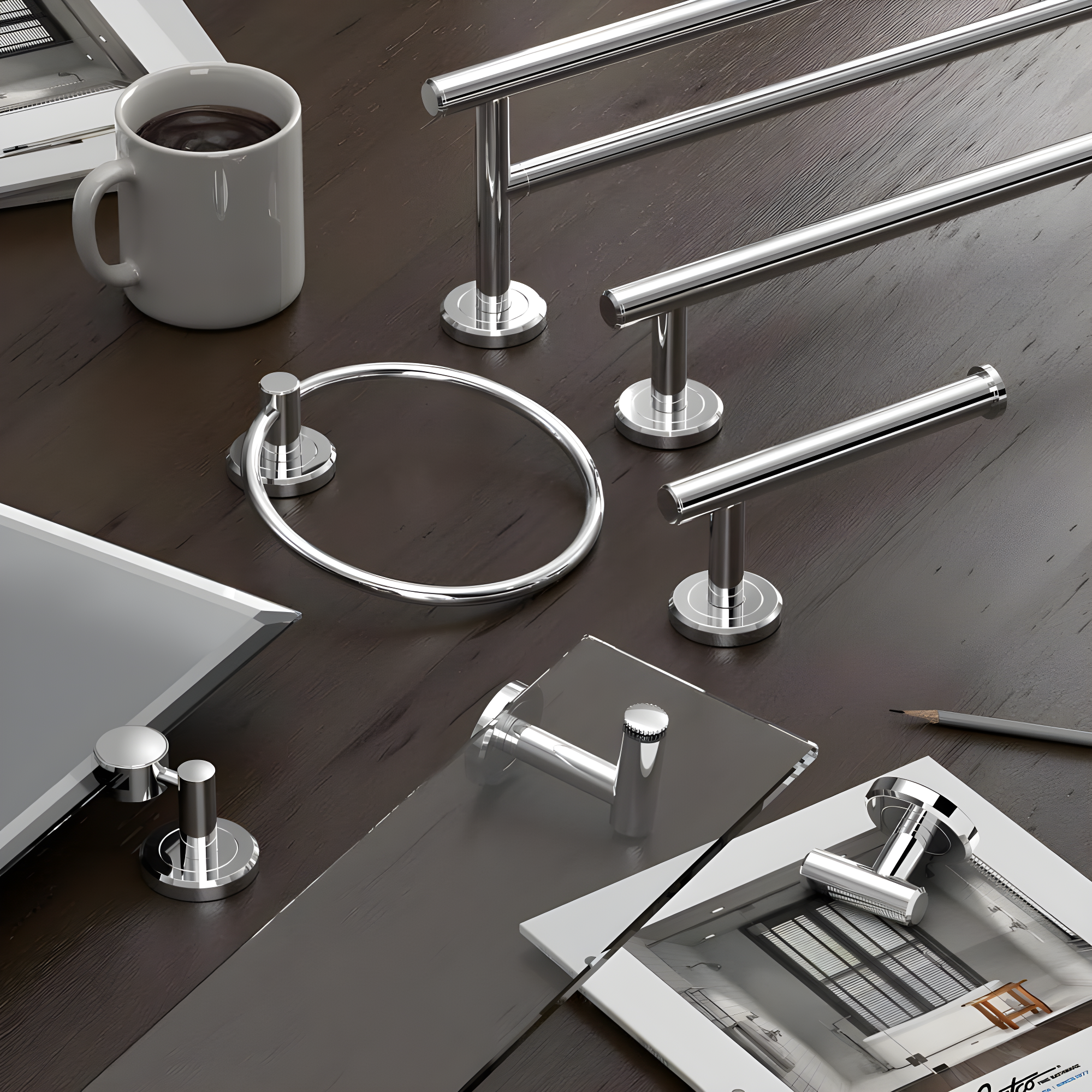 Latitude II Towel Ring | Bathroom, Kitchen Hand Towel Ring