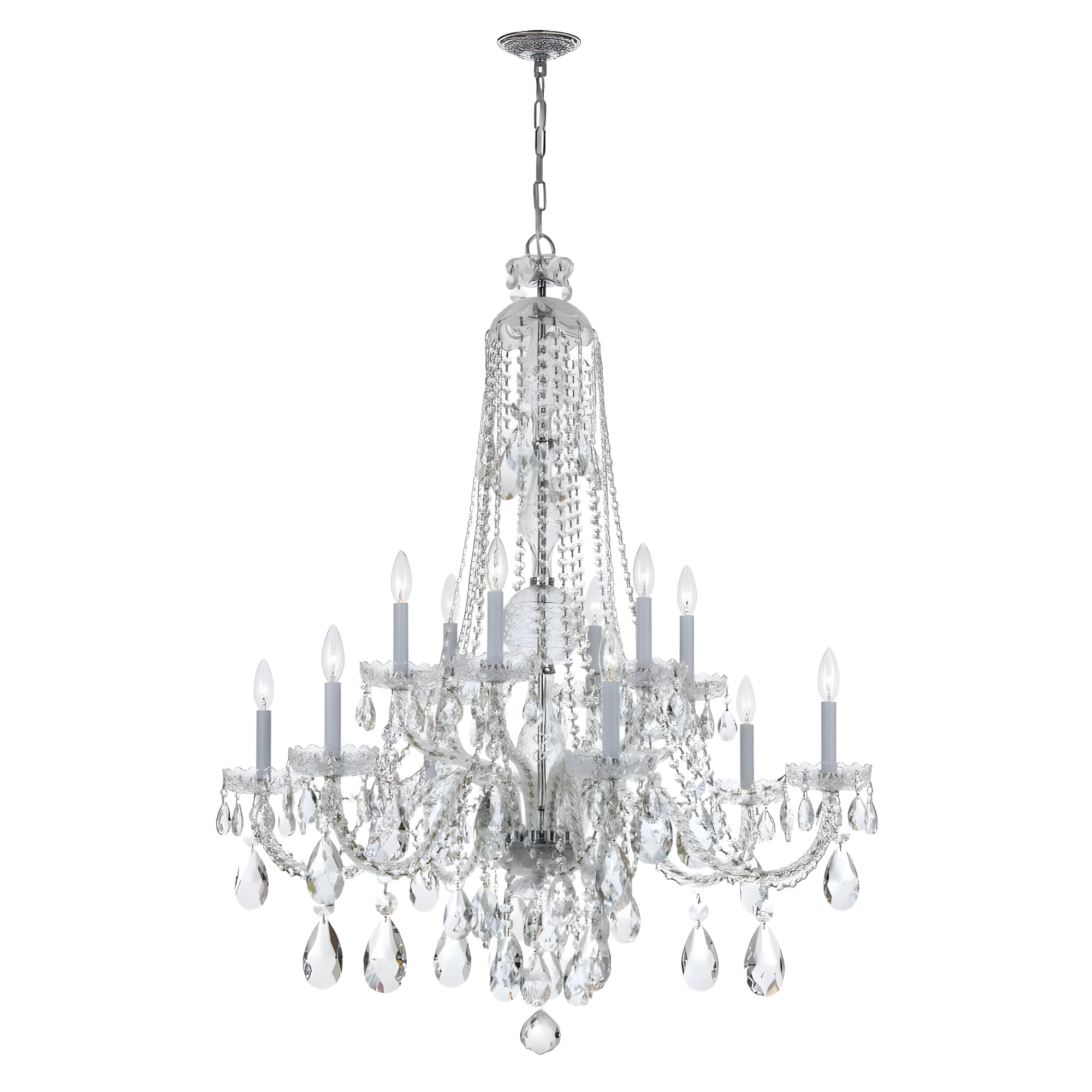 Crystorama Lighting - 12 Light Chandelier - Chandelier - Crystal - 12 Light