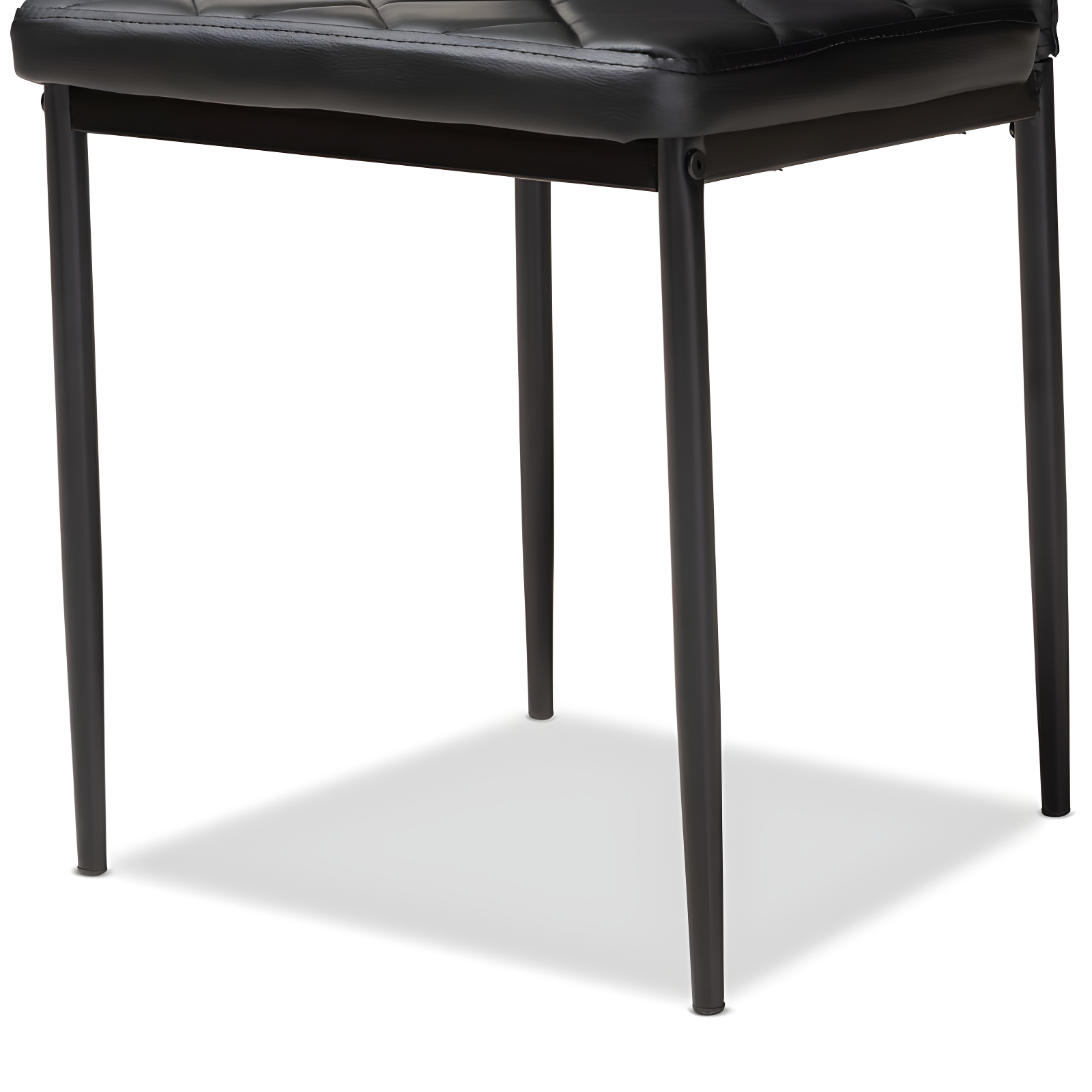 Dalisa 18.11'' H Tufted Faux Leather Upholstered Parsons Chair