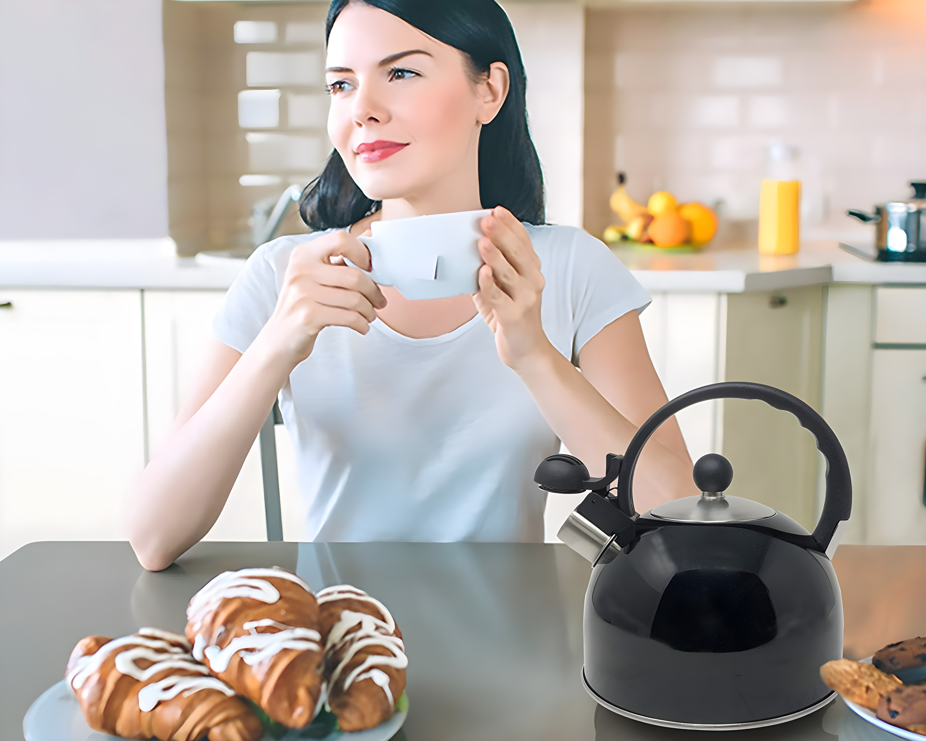 Venoly Venoly Stainless Steel Tea Pot With Removable Infuser Dishwasher Safe and Heat Resistant (Set of 50)