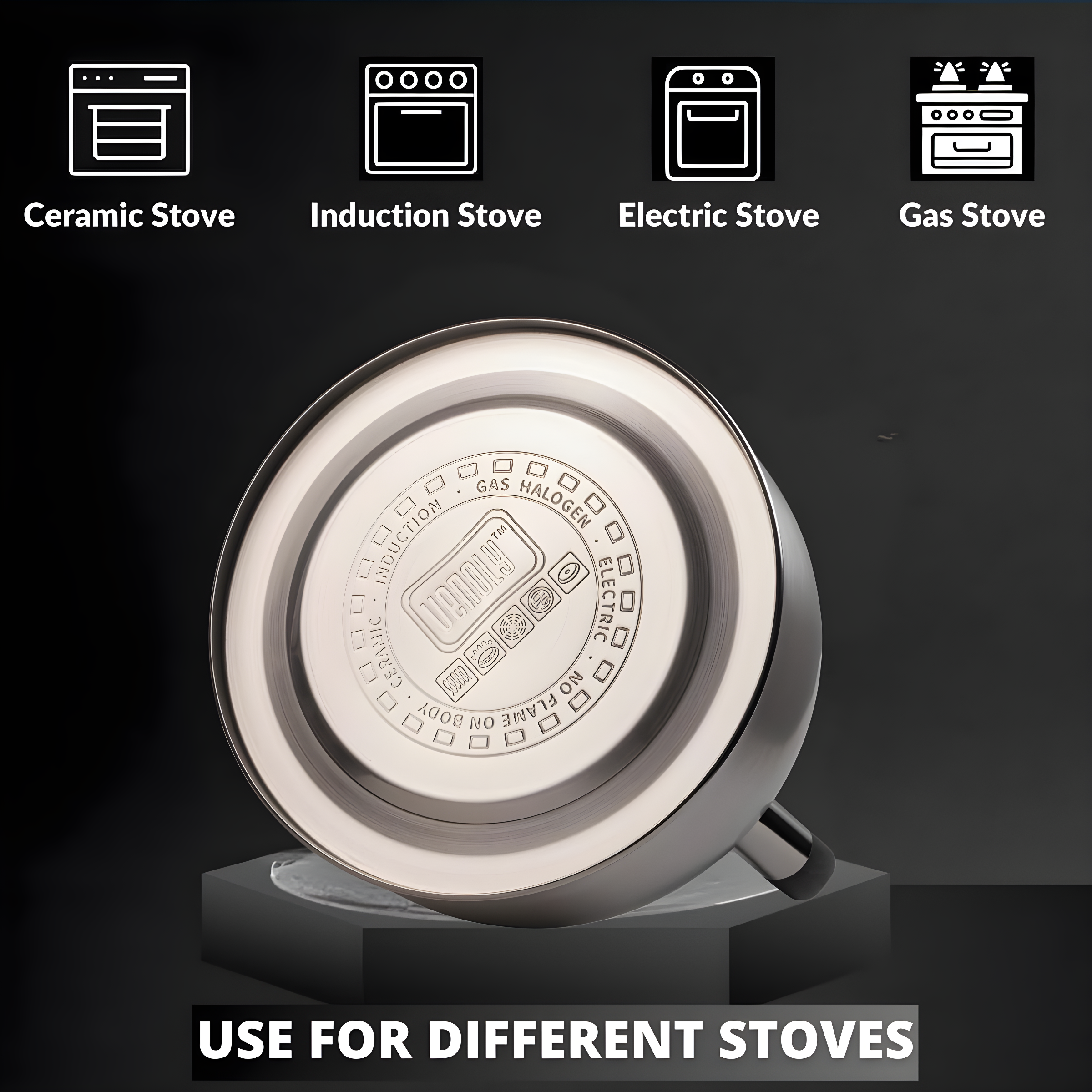 Venoly Venoly Stainless Steel Tea Pot With Removable Infuser Dishwasher Safe and Heat Resistant (Set of 50)