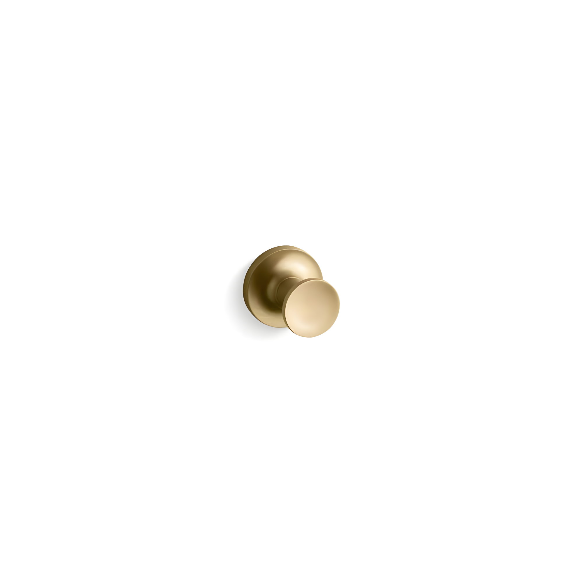 Purist® Wall Mounted Round Bathroom Robe Hook, Towel Hook, Clothing Hook