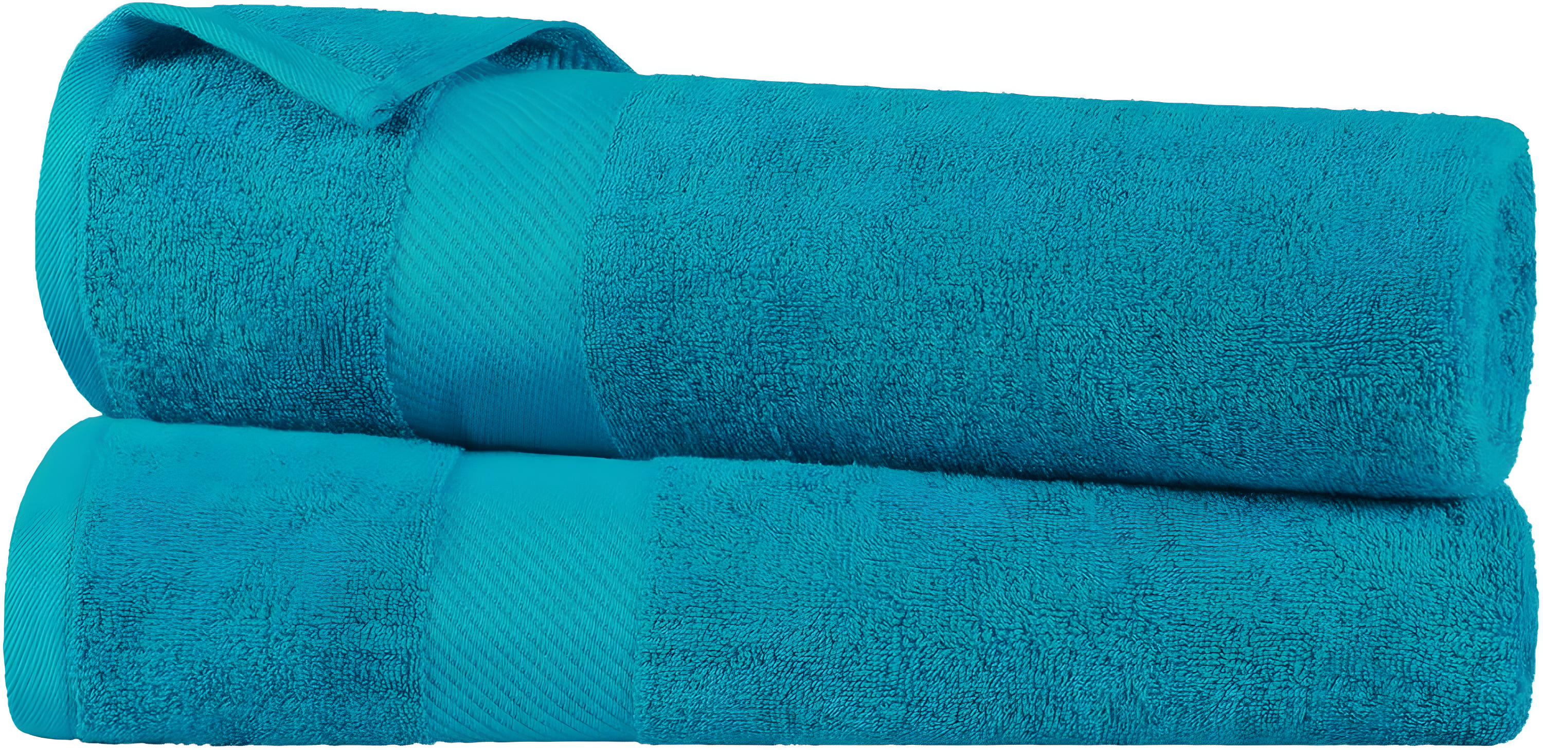 Superior Kendell Egyptian Cotton Bath Sheets, Set of 2, Capri Breeze