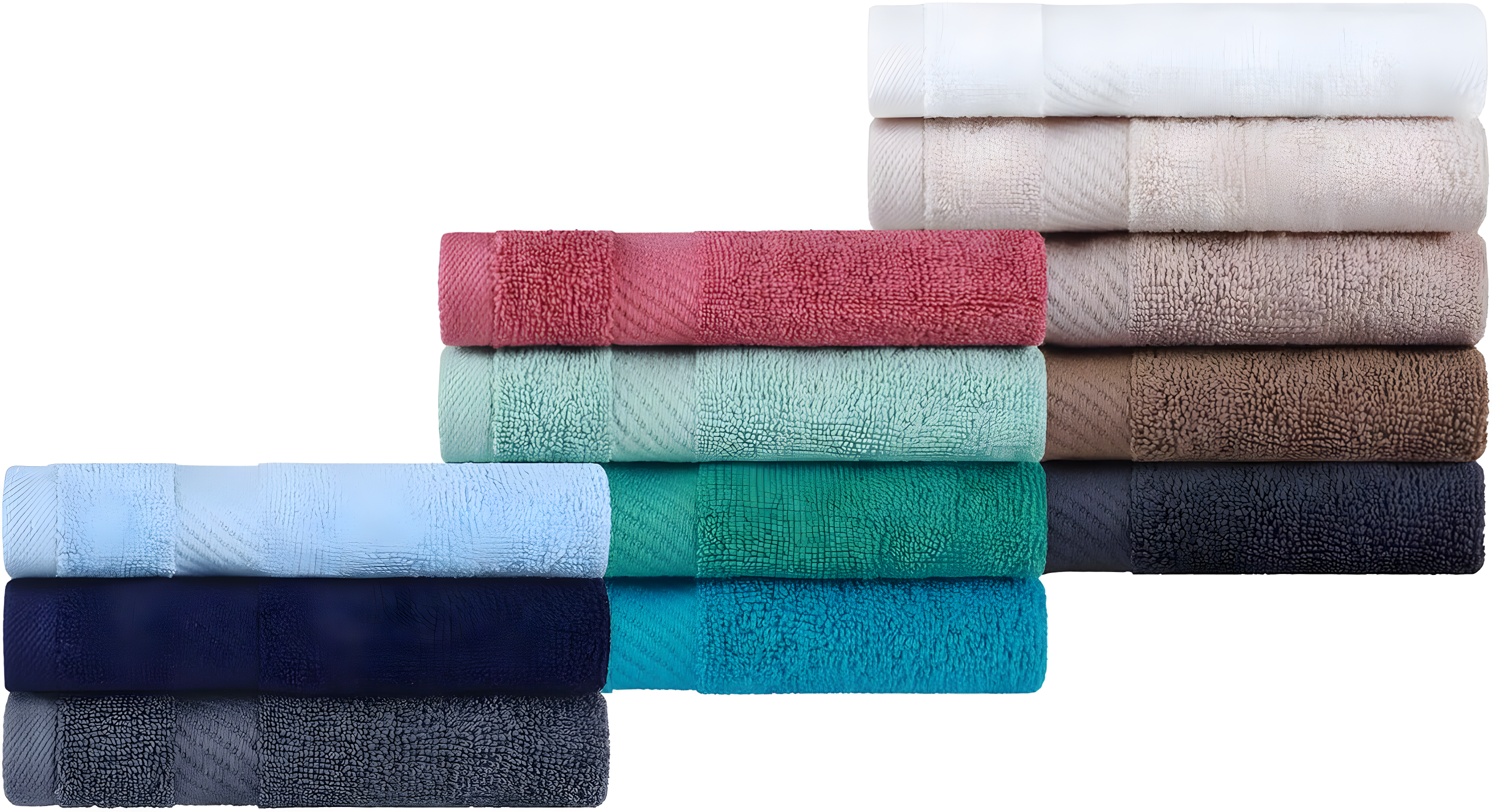 Superior Kendell Egyptian Cotton Bath Sheets, Set of 2, Capri Breeze