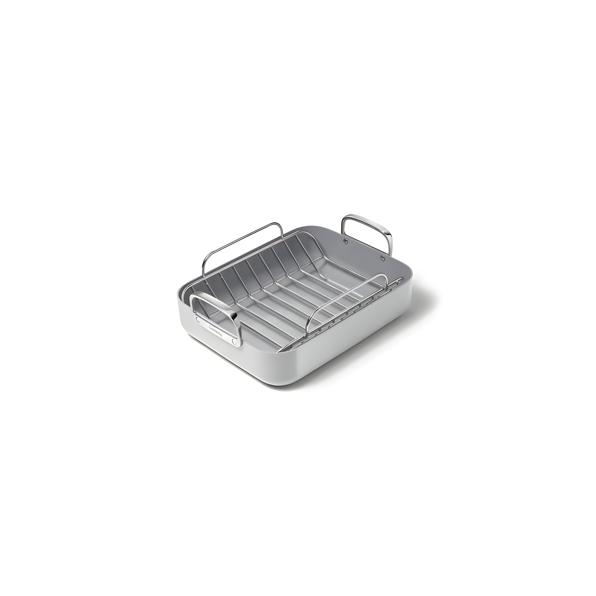 Caraway ® Grey Ceramic Non-Stick Roasting Pan with Rack