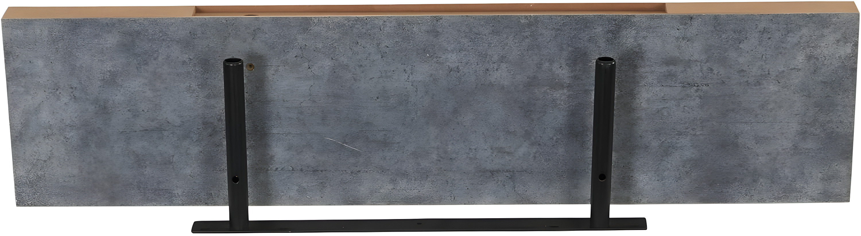 Household Essentials Medium Density Fiberboard Floating Shelf, 7.5" x 32", Gray