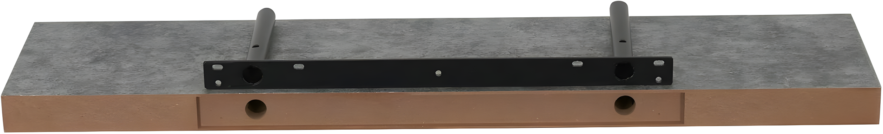 Household Essentials Medium Density Fiberboard Floating Shelf, 7.5" x 32", Gray