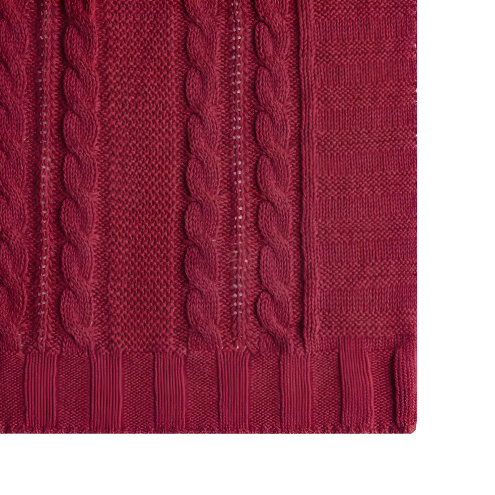 VCNY Dublin Cable Knit Throw Blanket, 50" x 70"