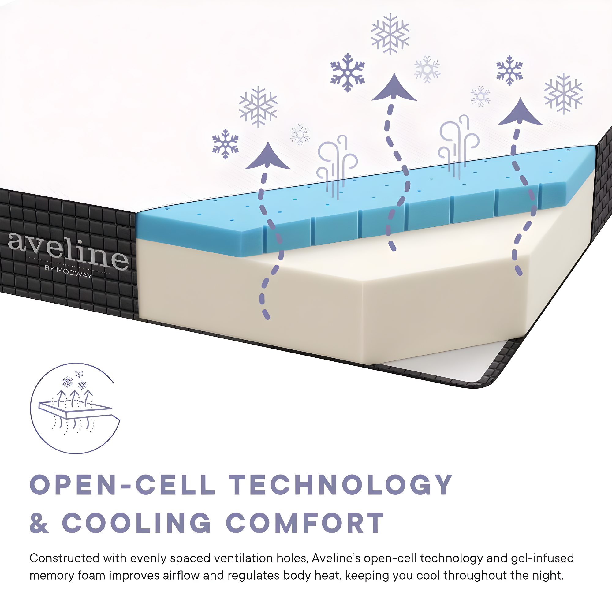 Modway Modway Aveline Memory Foam Mattress
