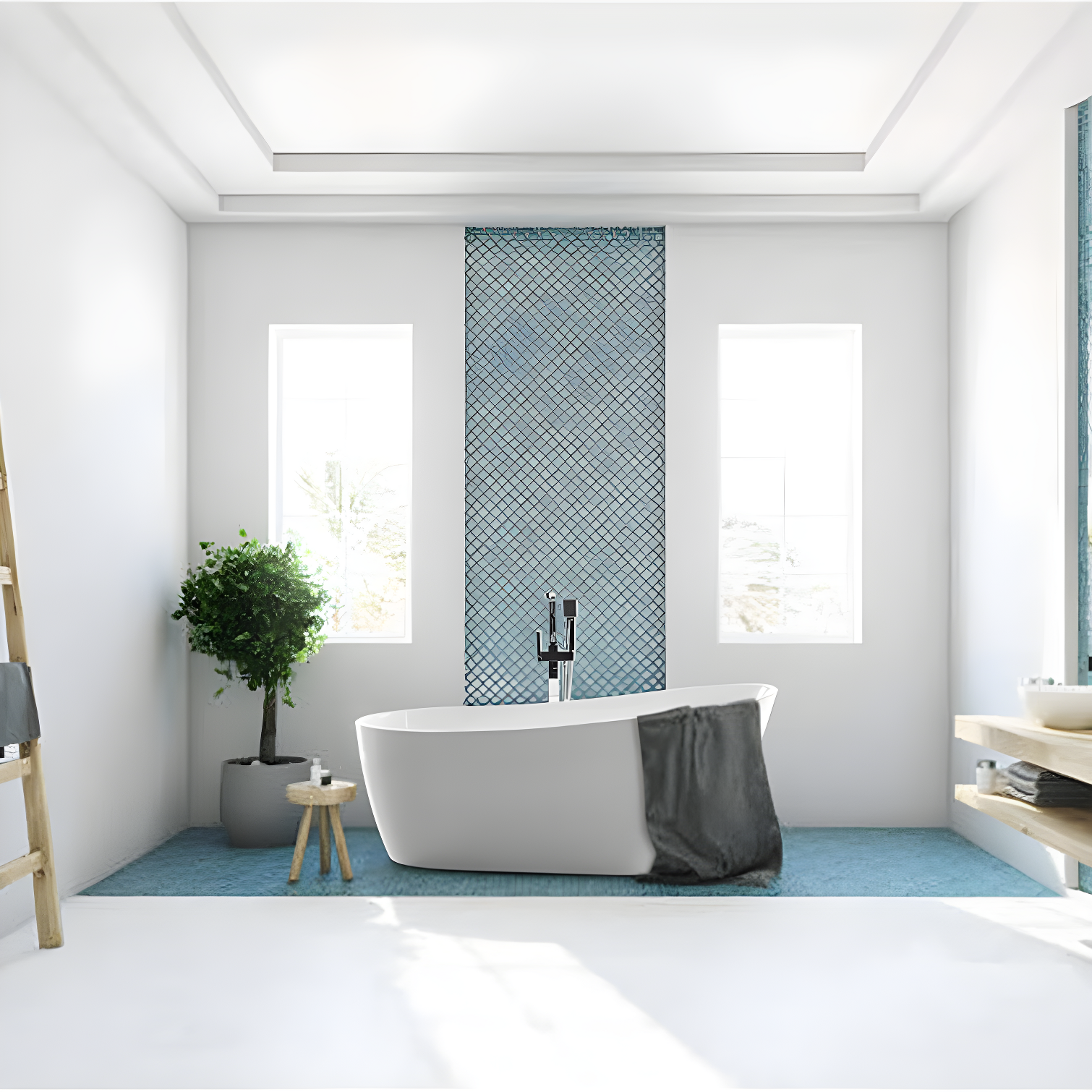 Cora 67" x 32" Freestanding Acrylic Bathtub