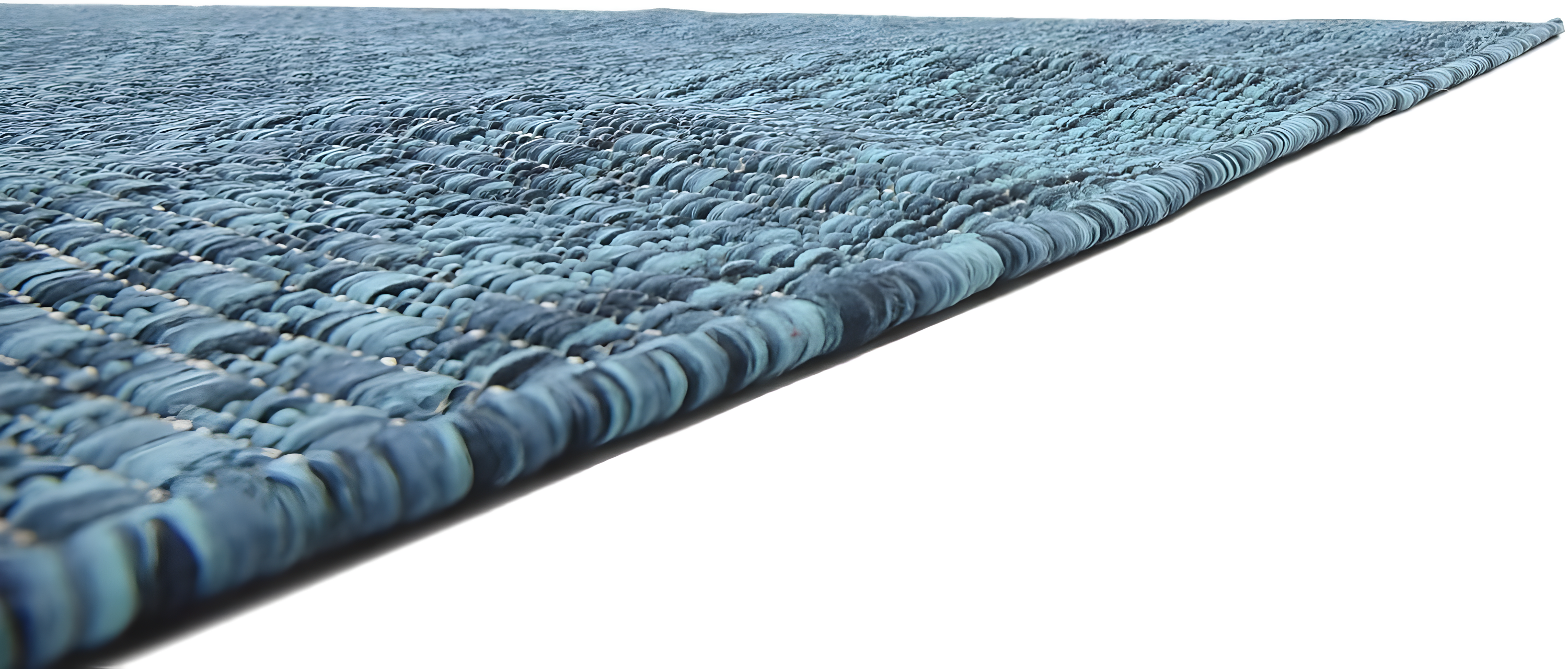 Unique Loom 8' 0 x 11' 4 Rectangle Indoor/Outdoor Solid Teal Area Rug