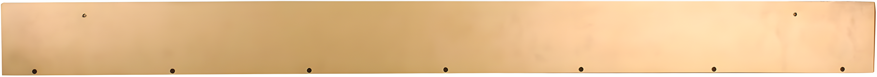 Kate & Laurel All Things Decorative Wall Shelf Gold Decor: Modern Floating Ledge for Photos & Art Display, 42" Long