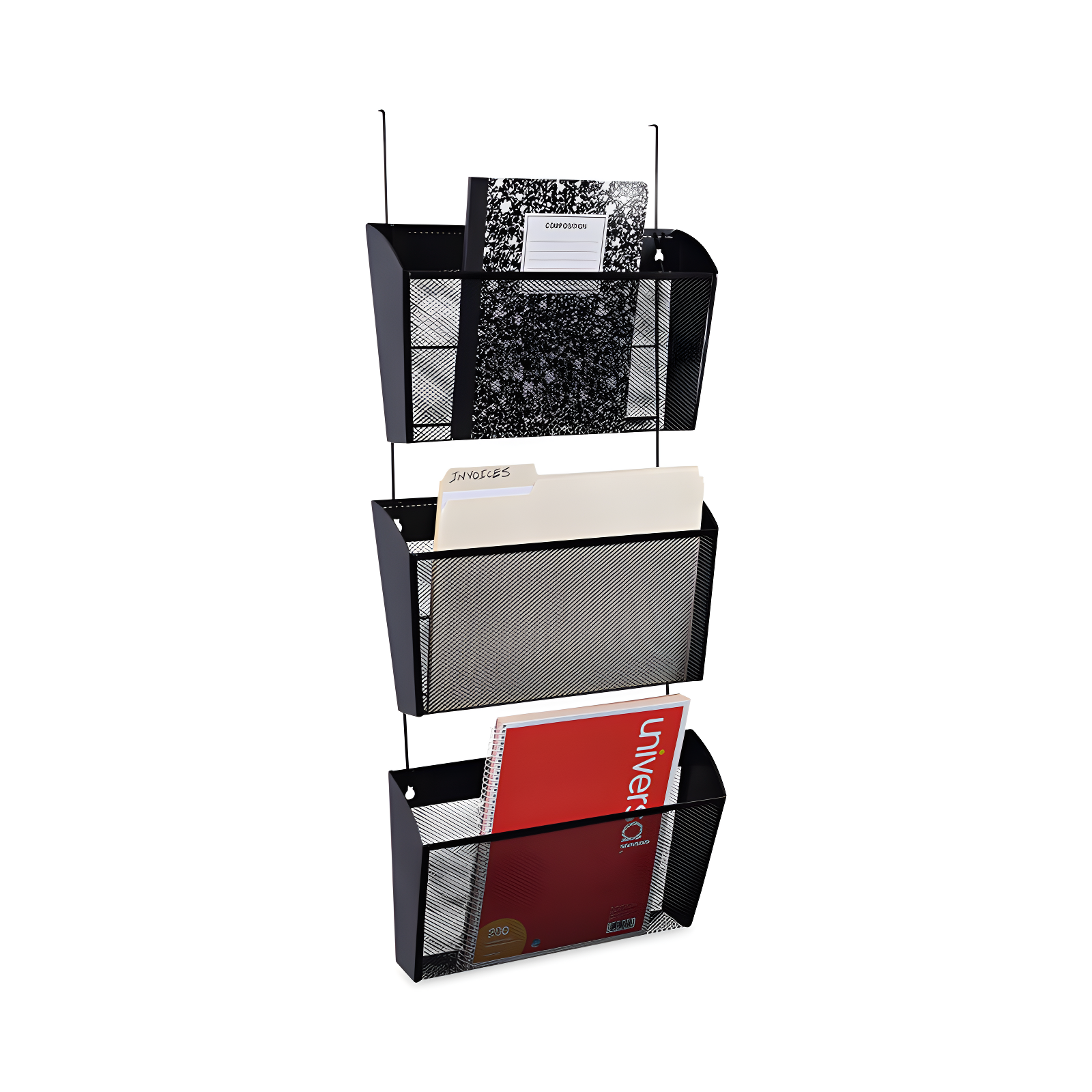 Universal Metal Hanging Files Wall File Pockets