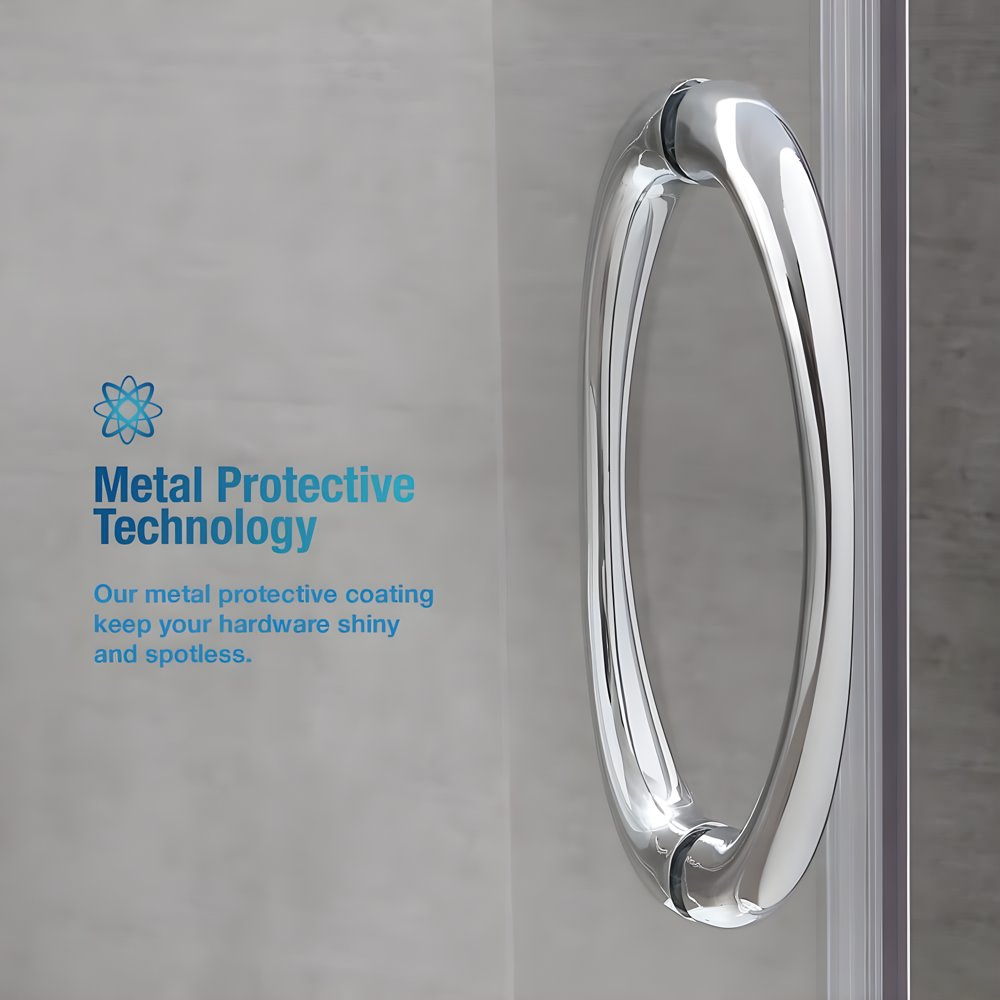 OVE Decors Breeze 35 in. Round Shower Kit w/ Clear, Base