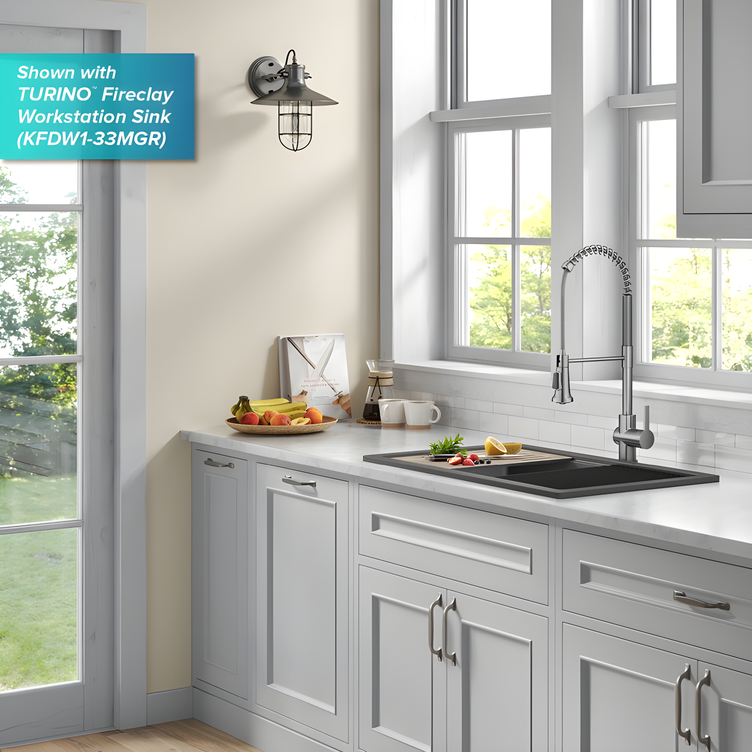 KRAUS Britt Touchless Sensor Commercial Single Handle Pull Down Kitchen Faucet