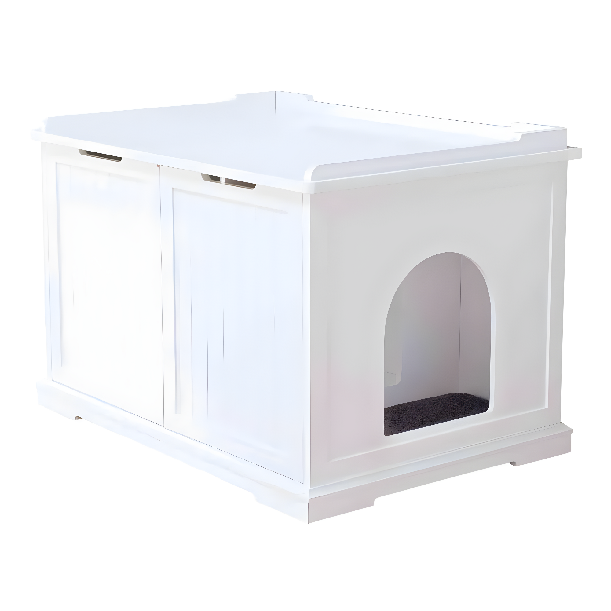 TRIXIE TRIXIE XL Furniture Style Litter Box Enclosure and Pet Home, Hidden Cat Litter Box