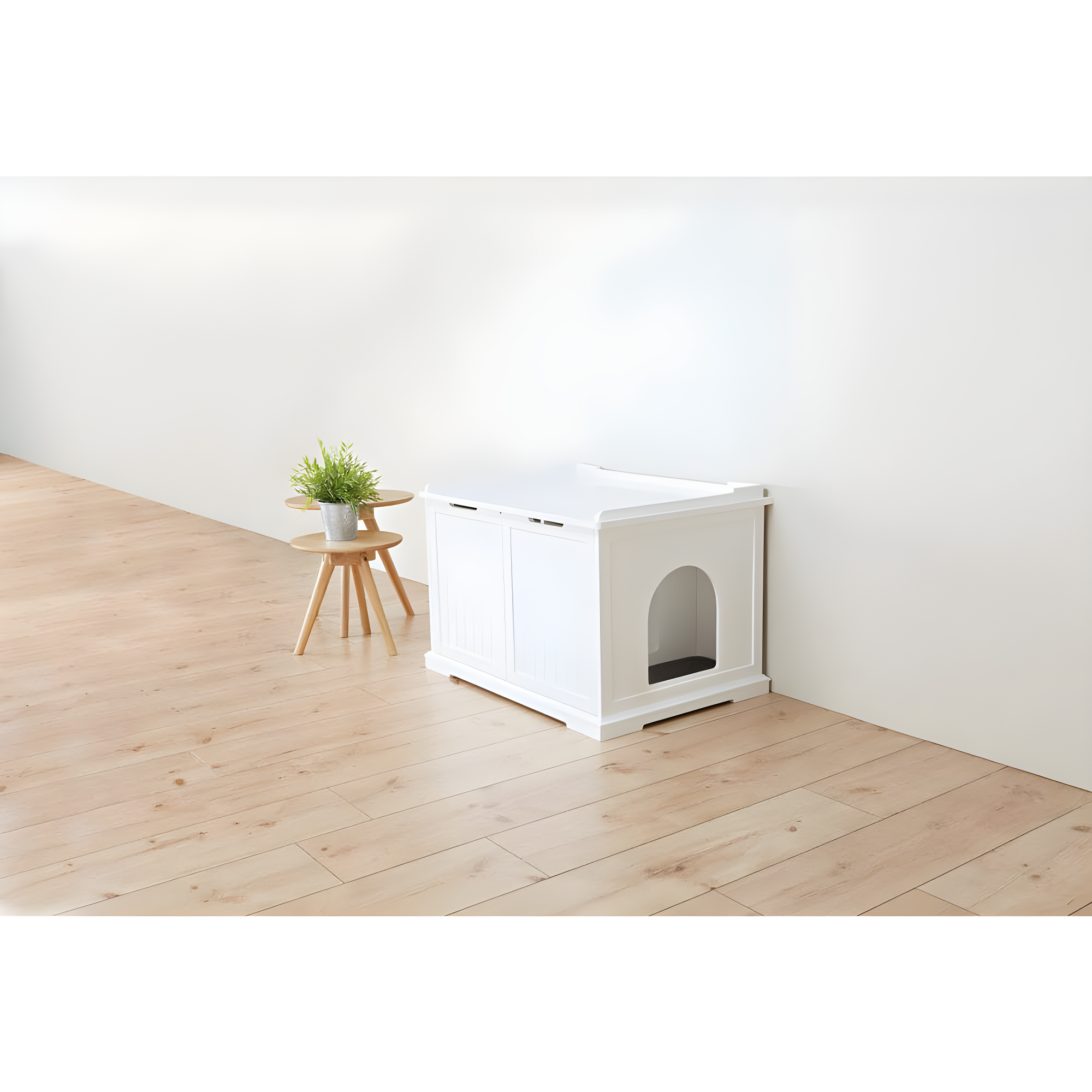 TRIXIE TRIXIE XL Furniture Style Litter Box Enclosure and Pet Home, Hidden Cat Litter Box