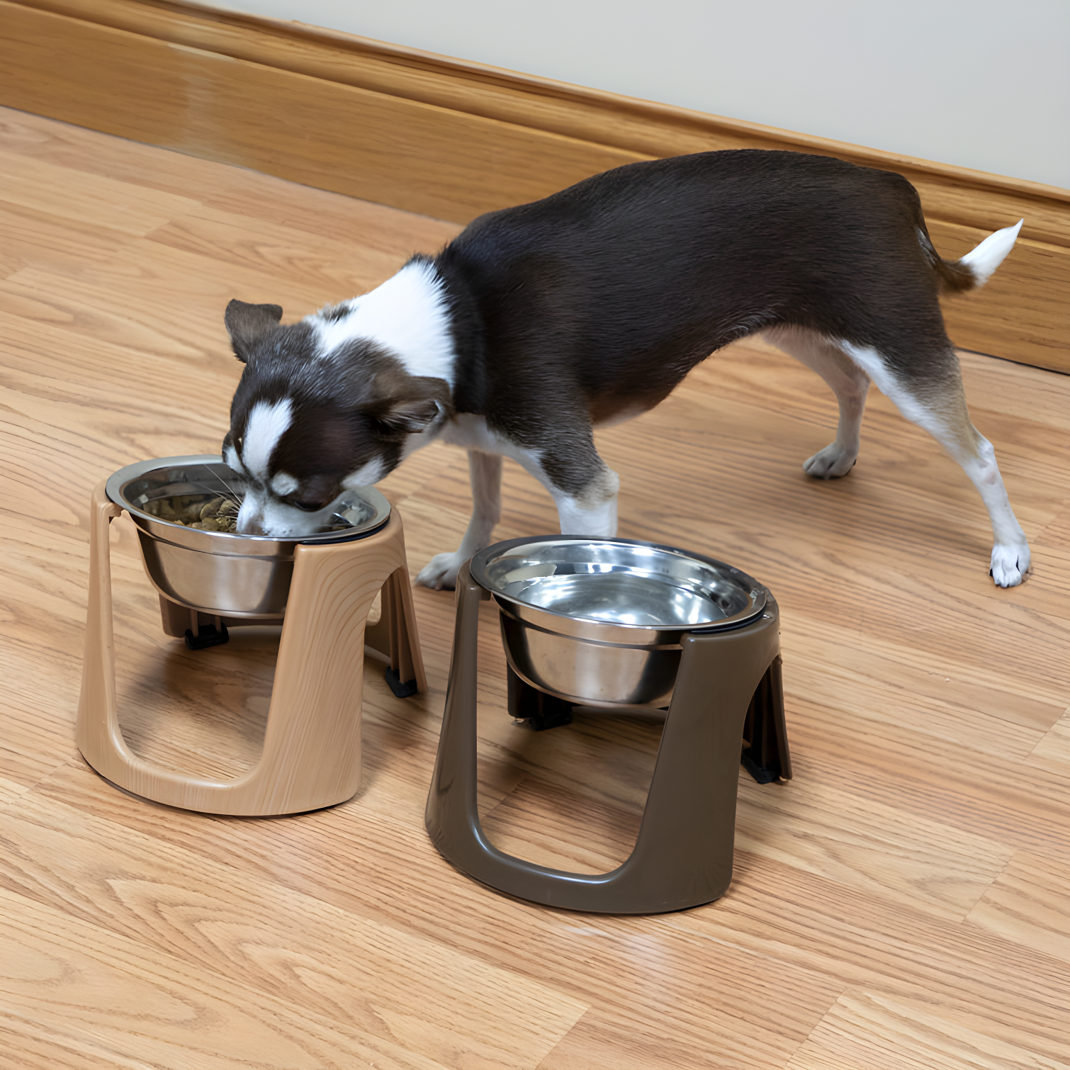 1.79 Cups Elevated Feeder (Set of 2)