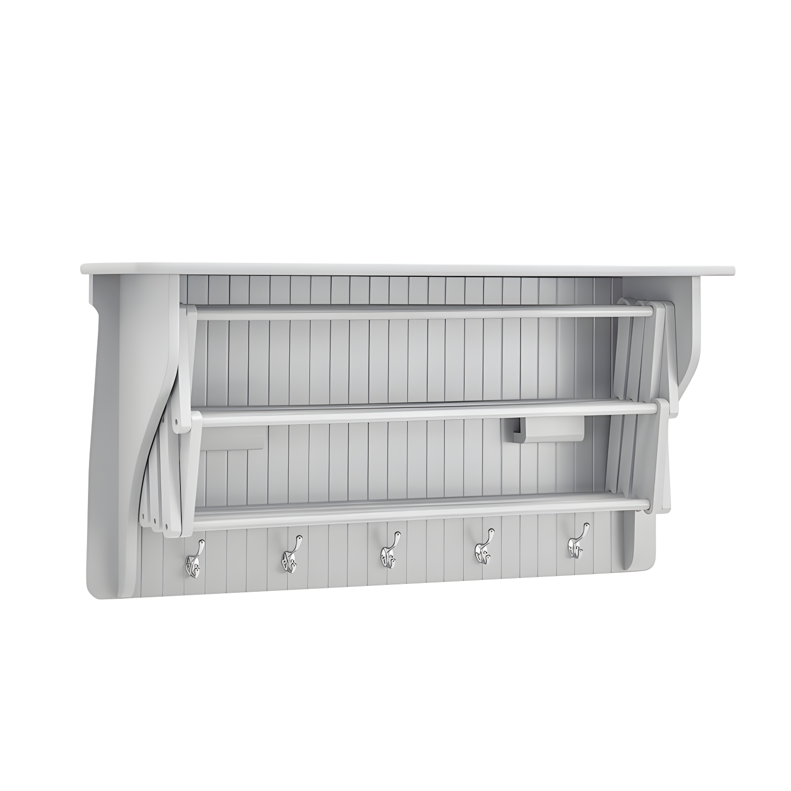 Latitude Run® Collapsible Accordion Wall Mounted Drying Rack