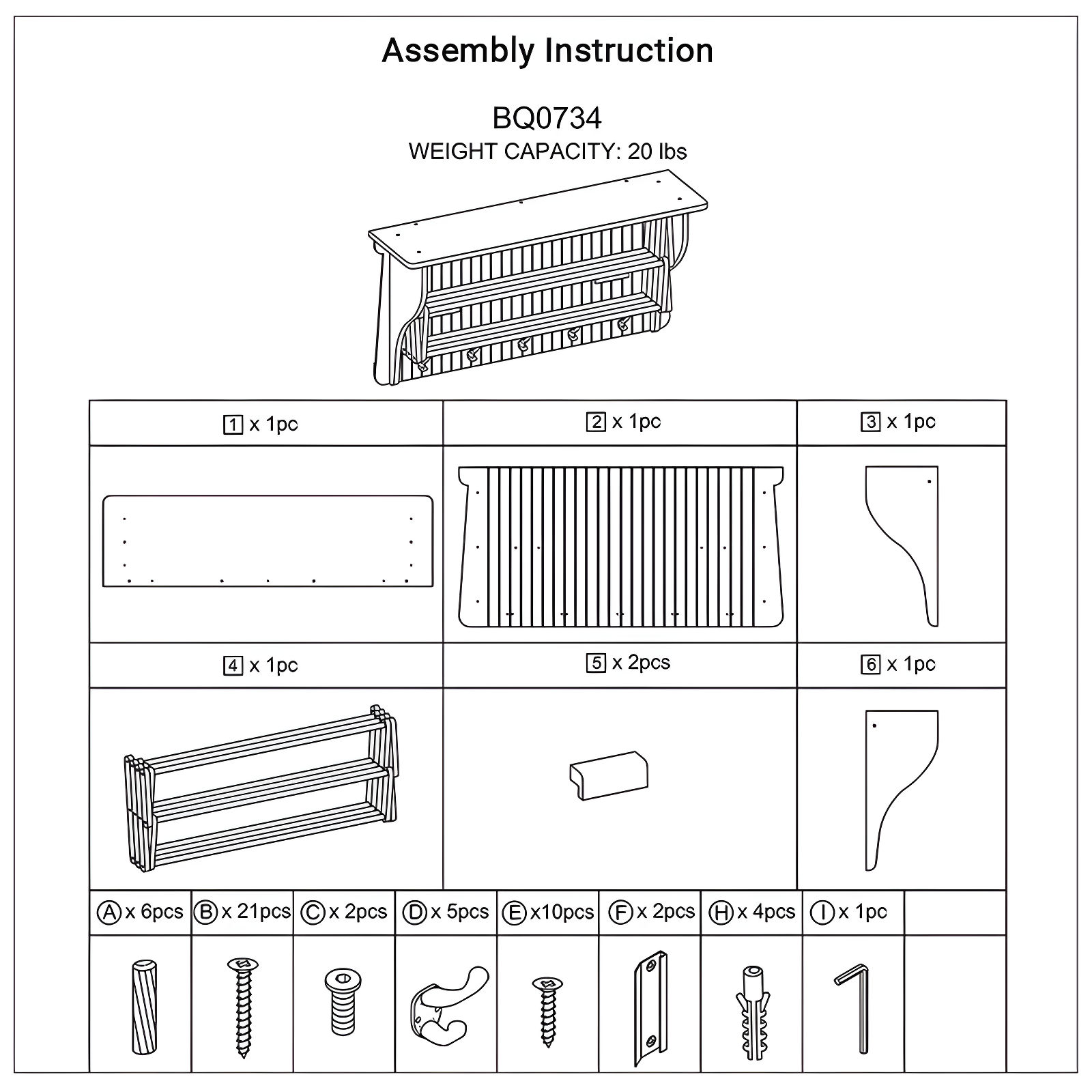 Latitude Run® Collapsible Accordion Wall Mounted Drying Rack