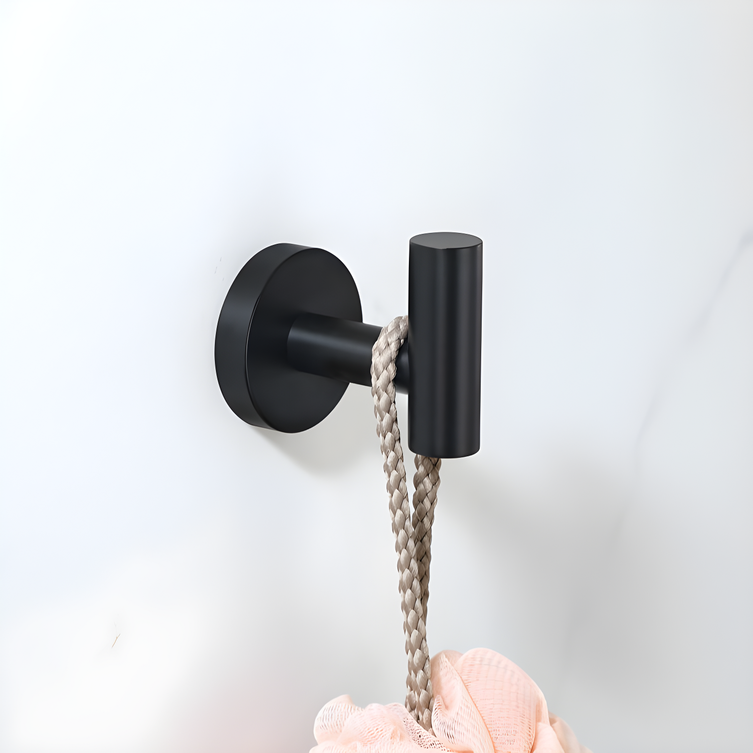 Bathroom Stainless Steel Towel Hooks Wall Mounted 4-Pack