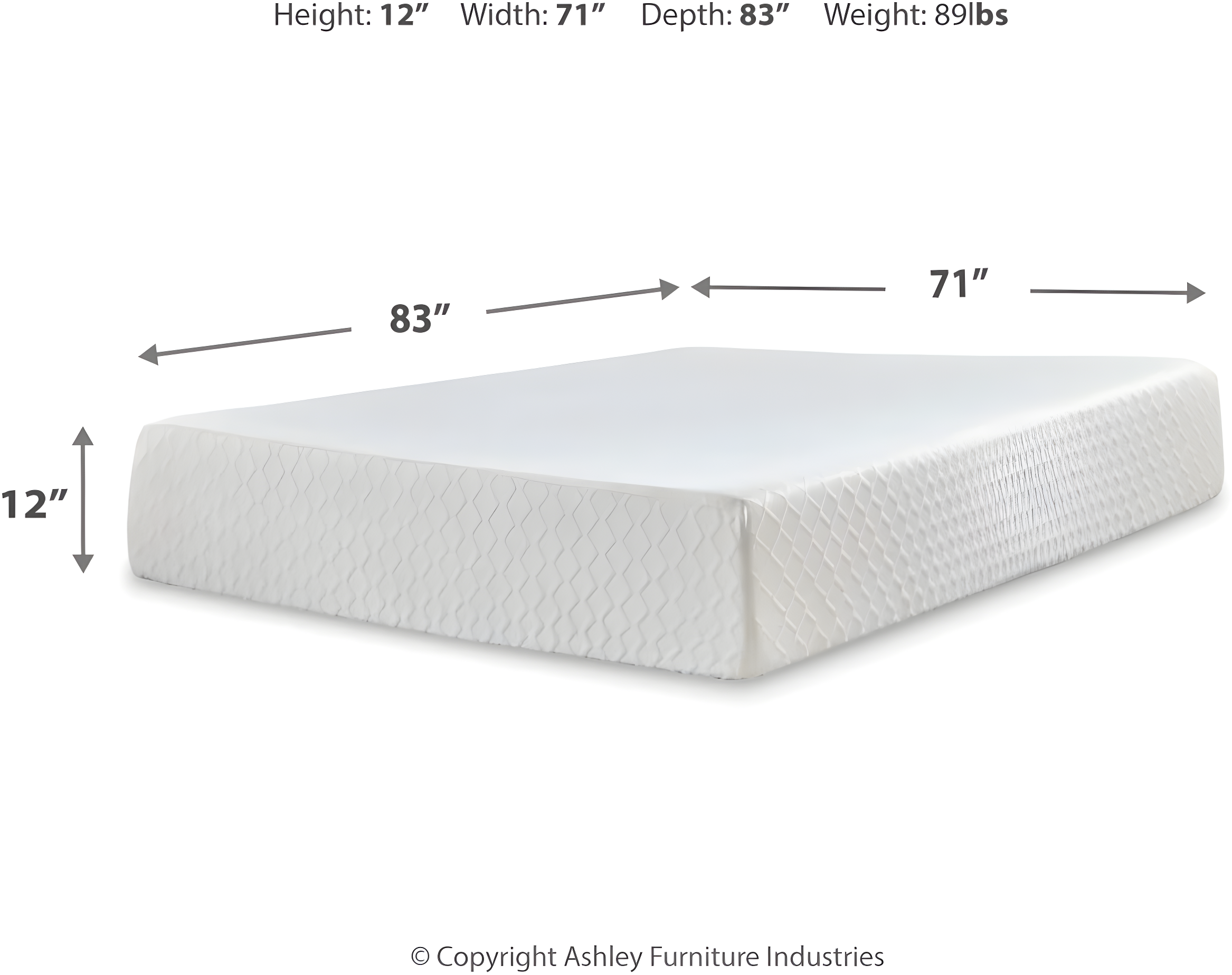Signature Design by Ashley Signature Design by Ashley Chime Firm Memory Foam Mattress
