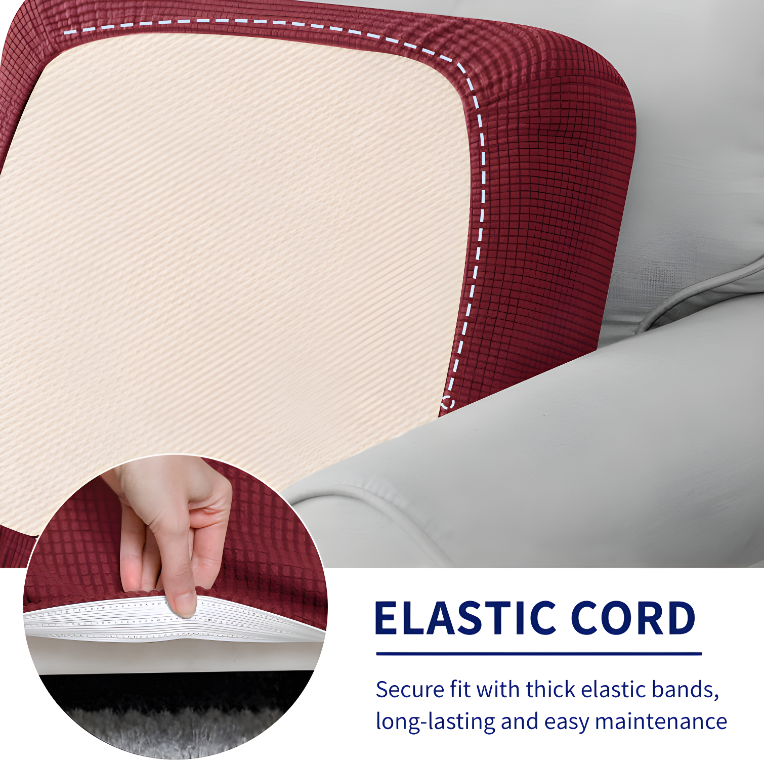 Astoria Box Cushion Sofa Slipcover