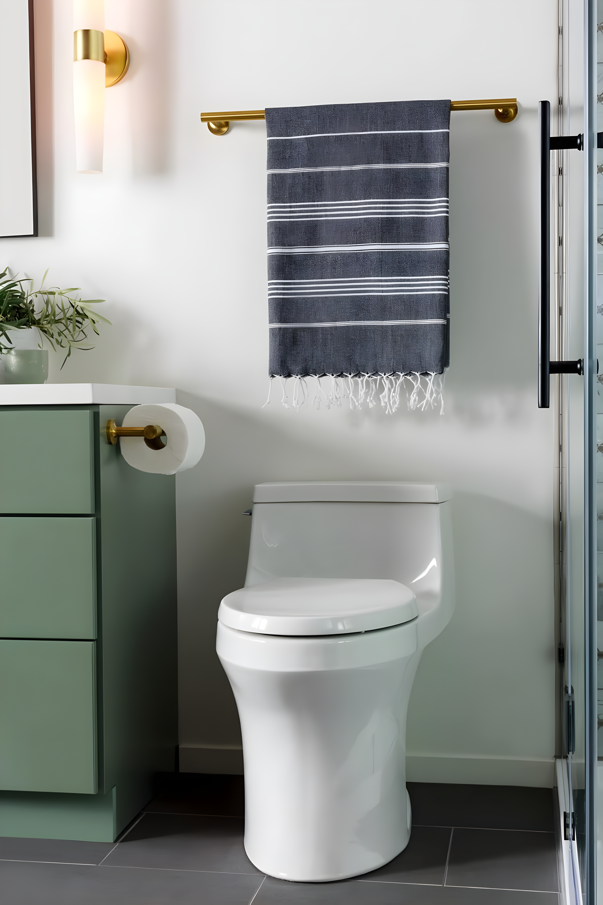 Purist® Pivoting Toilet Paper Holder, Wall-Mount Bathroom Toilet Paper Holder