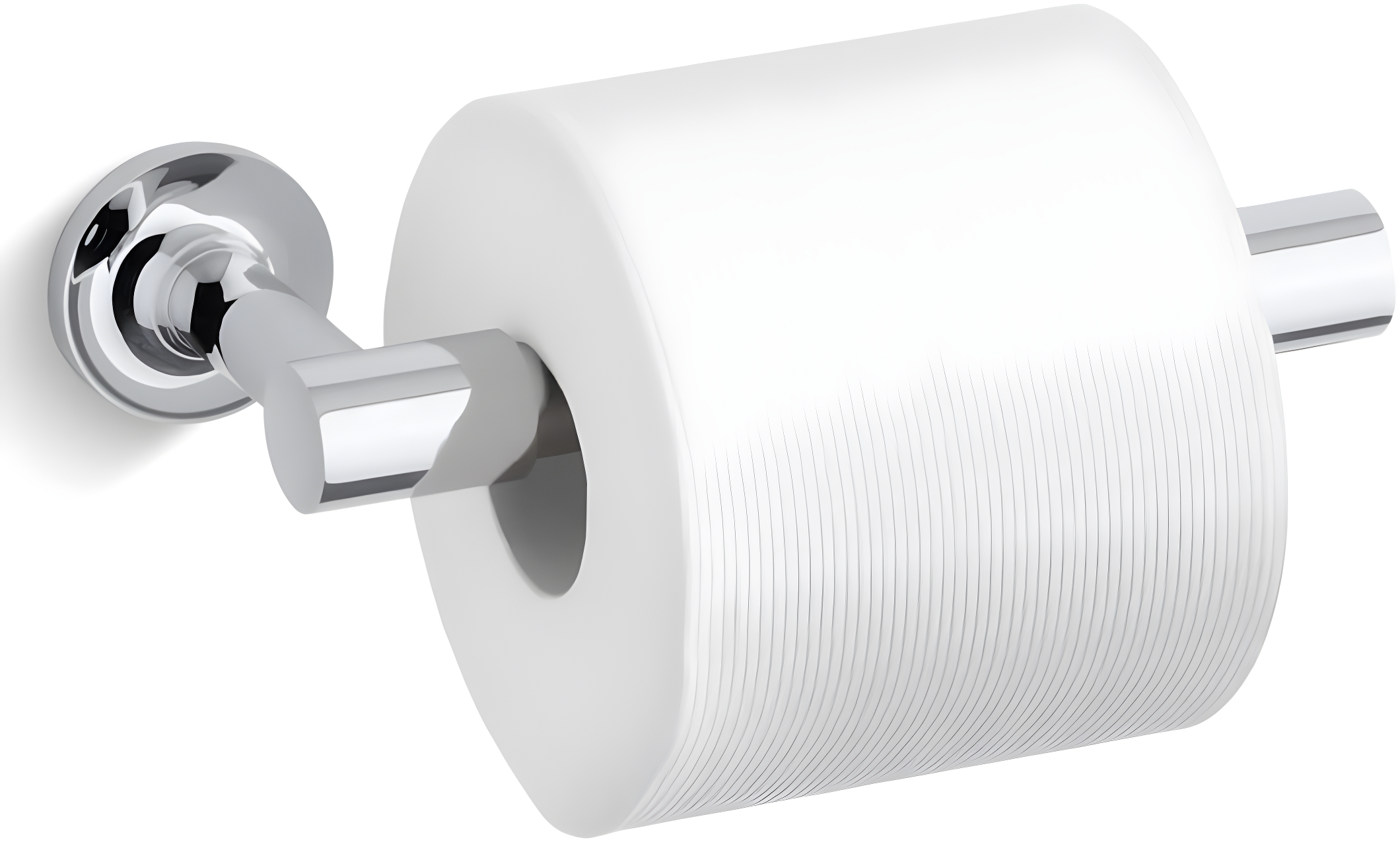 Purist® Pivoting Toilet Paper Holder, Wall-Mount Bathroom Toilet Paper Holder