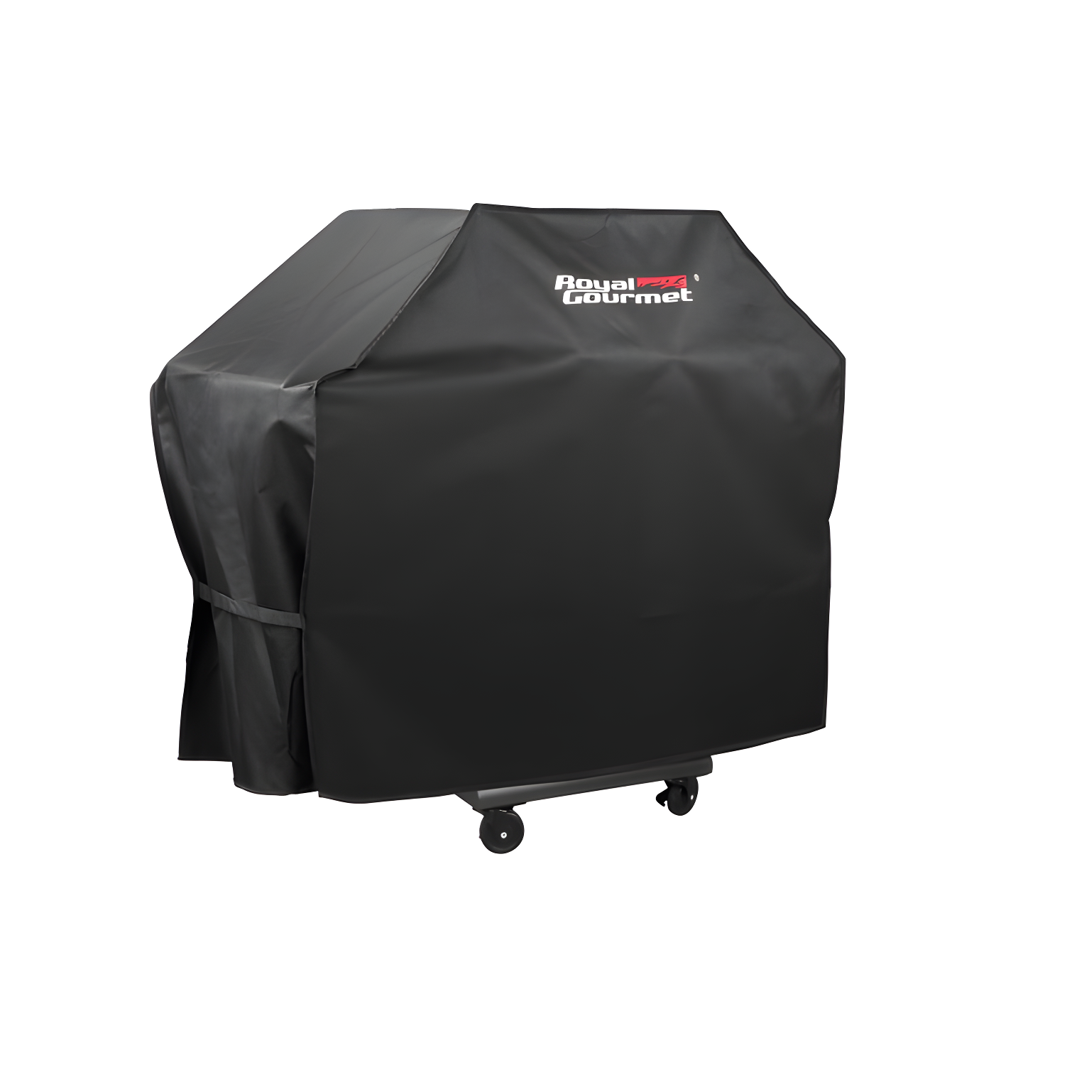 Royal Gourmet 24" Crop Barrel Charcoal Grill with Side Shelf and Cover