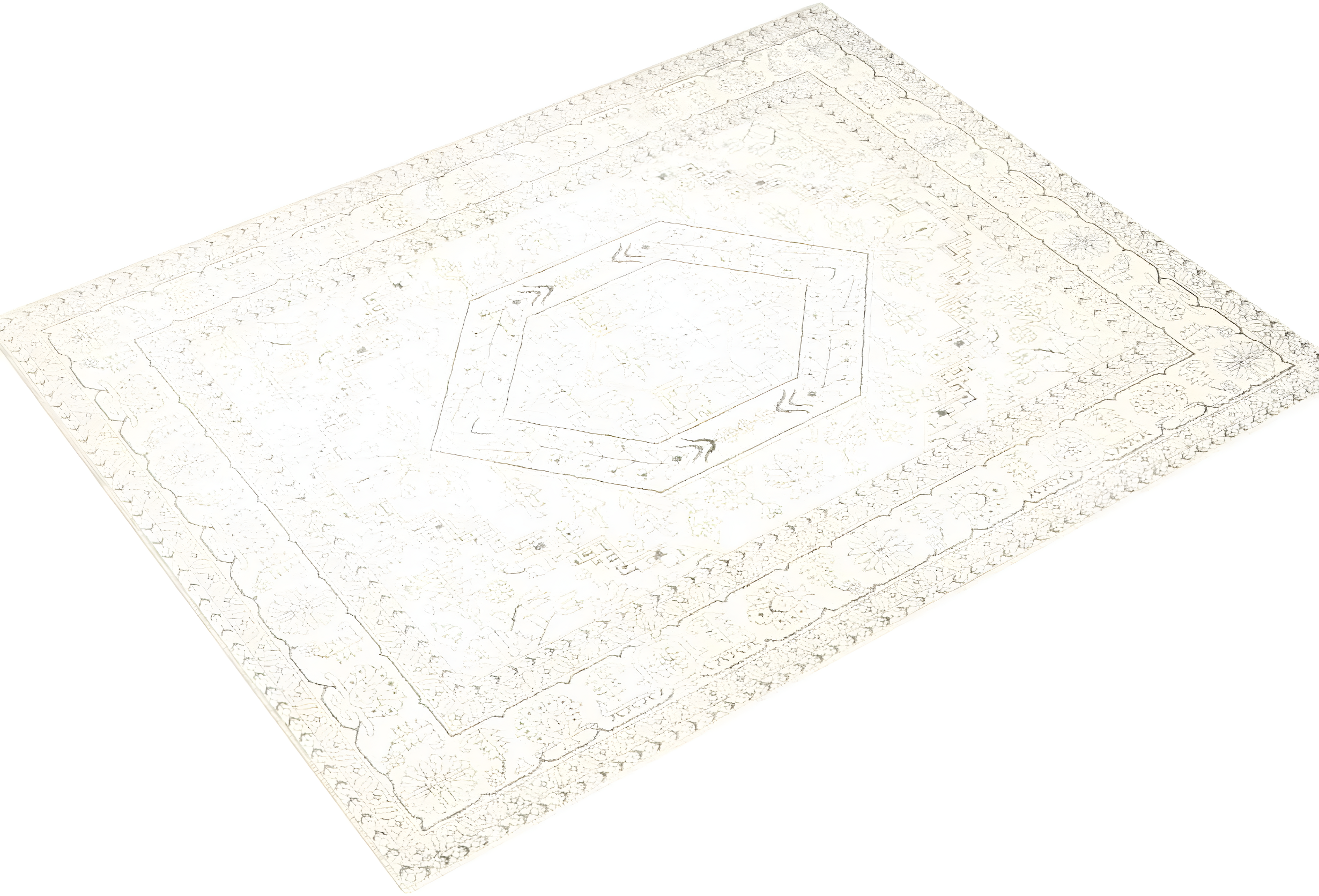 Adirondack ADR108 Power Loomed Area Rug - Ivory/Silver - 8'9"x11'9" - Safavieh.