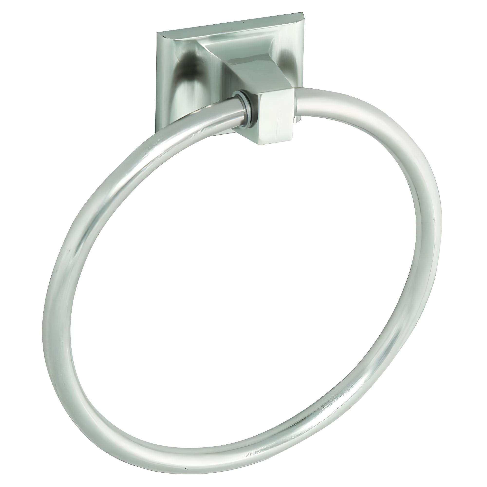 Design House 539163 Millbridge Wall-Mounted Towel Ring for Bathroom, Satin Nickel Finish