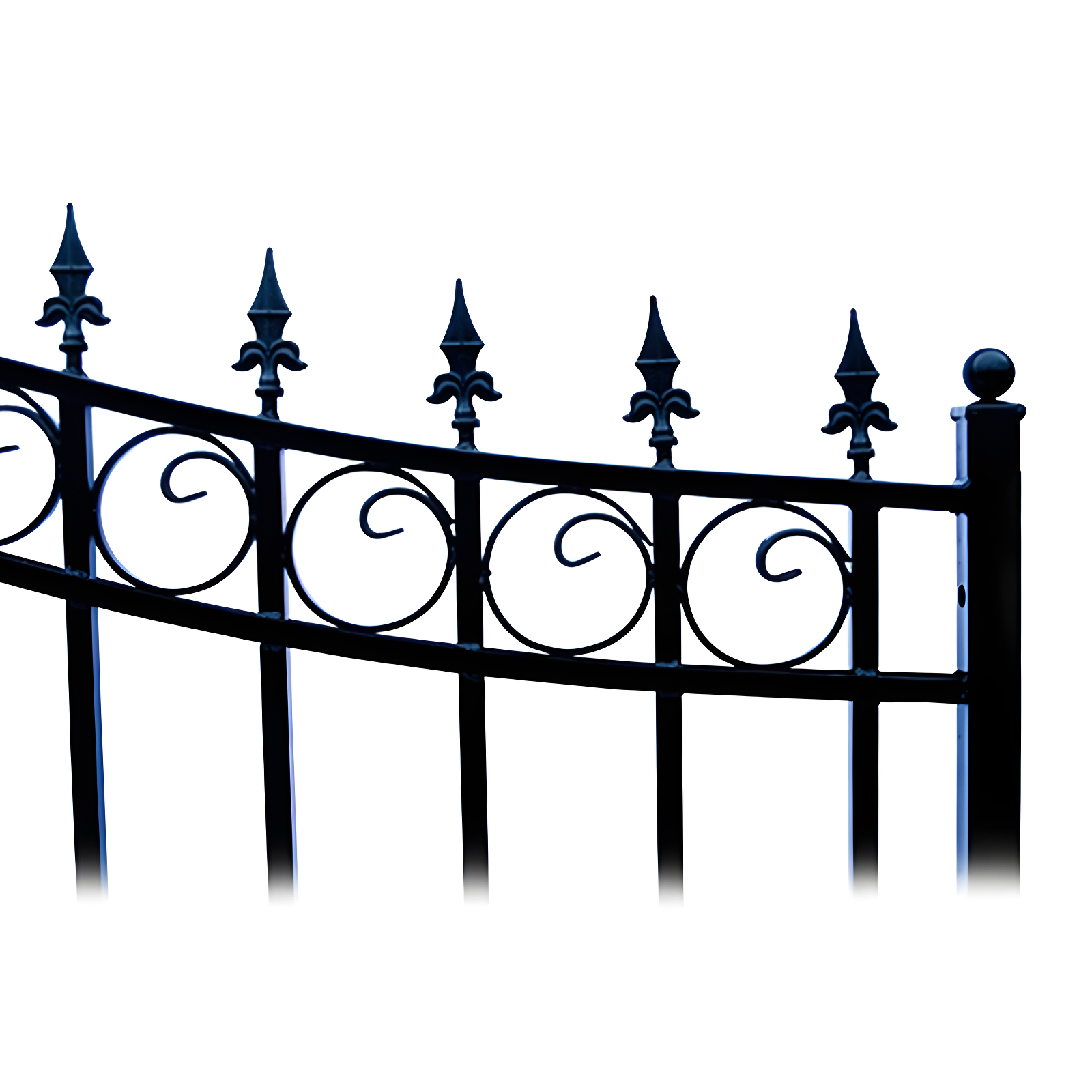 ALEKO Steel Dual Swing Driveway Gate - PRAGUE Style