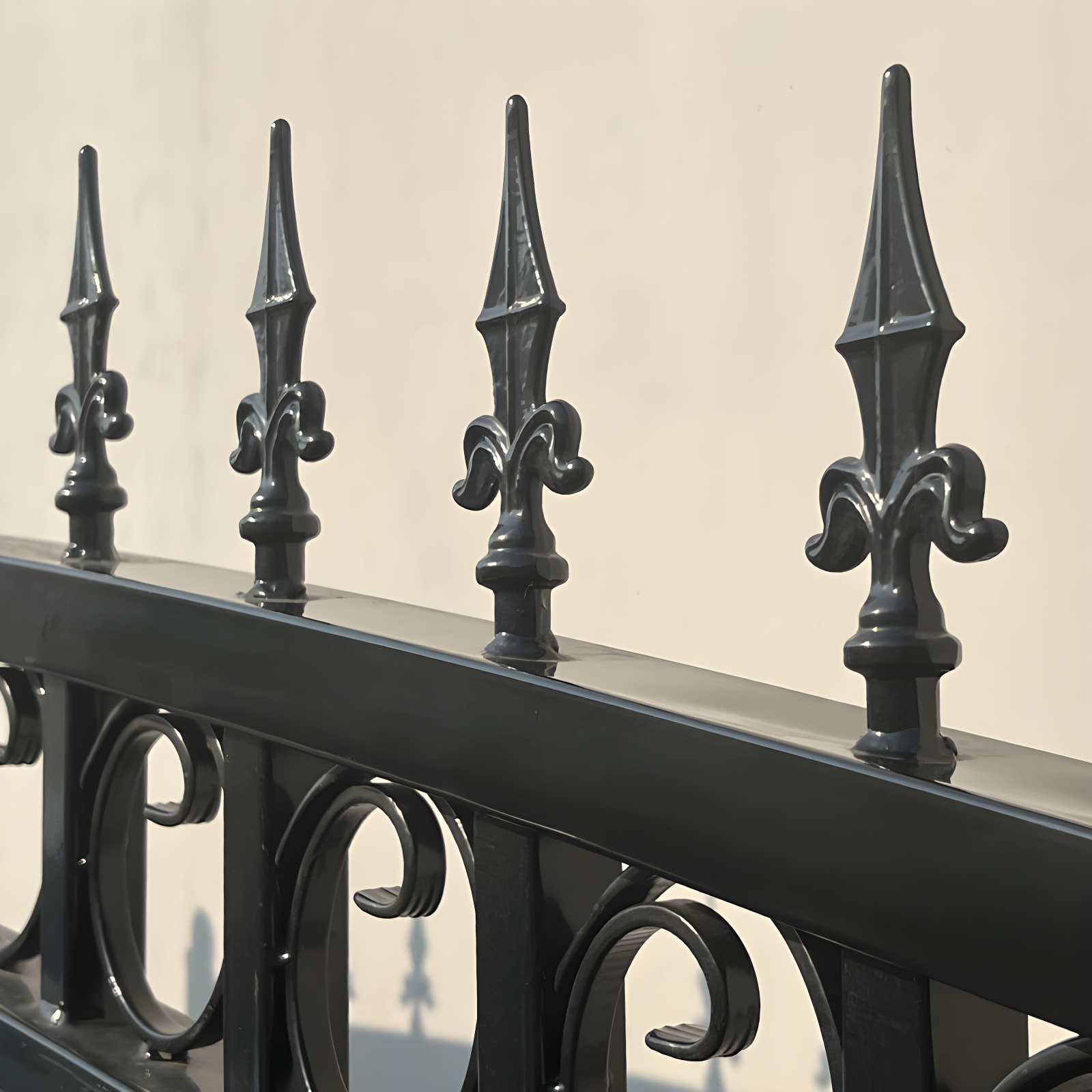 ALEKO Steel Dual Swing Driveway Gate - PRAGUE Style