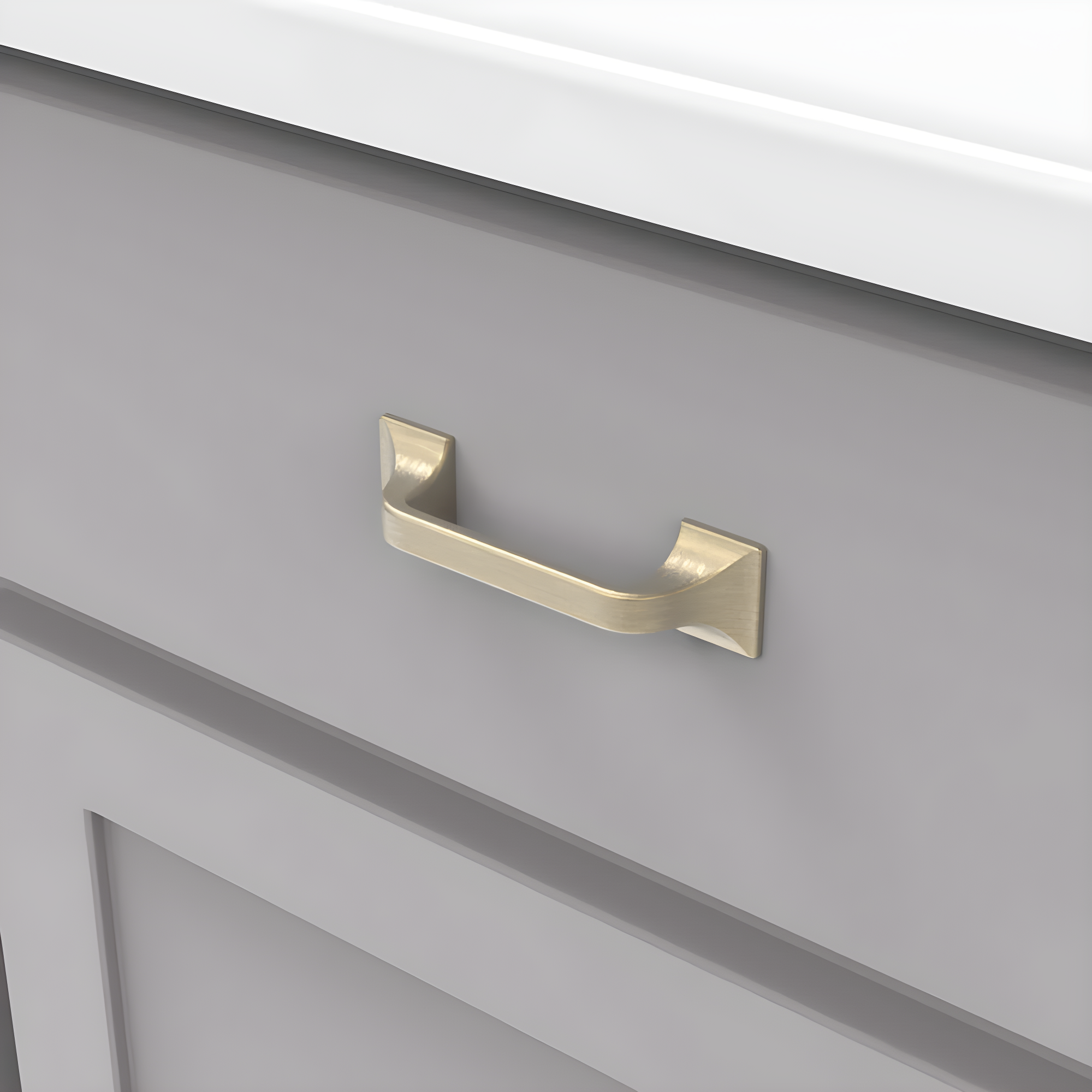 Forge Kitchen Cabinet Handles, Solid Core Drawer Pulls for Cabinet Doors, 3"